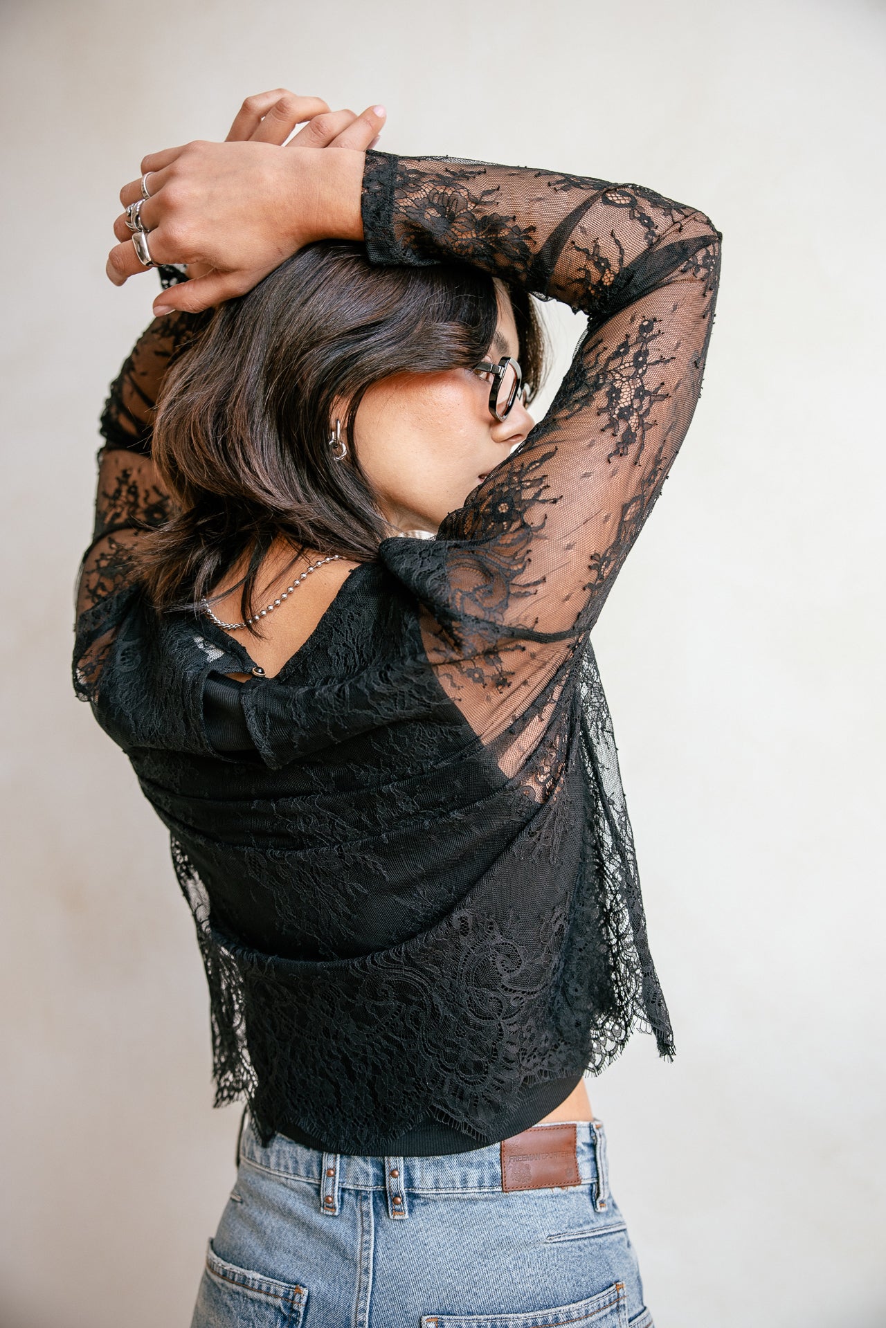 
              

Top de encaje Mujer Timotea Lace black | Freeman T. Porter
            