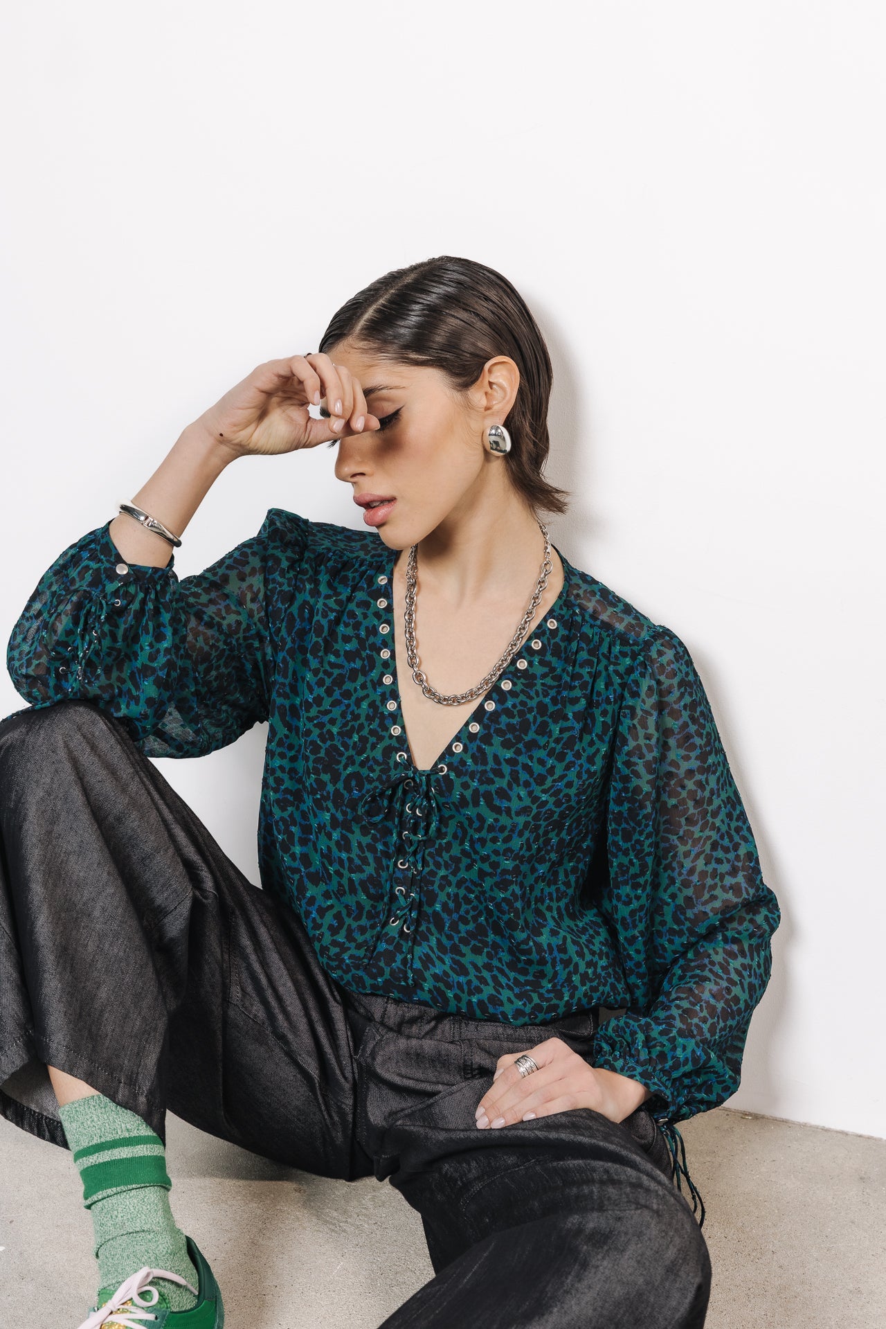 

Blouse imprimée Femme Bastia Psycheleo original | Freeman T. Porter