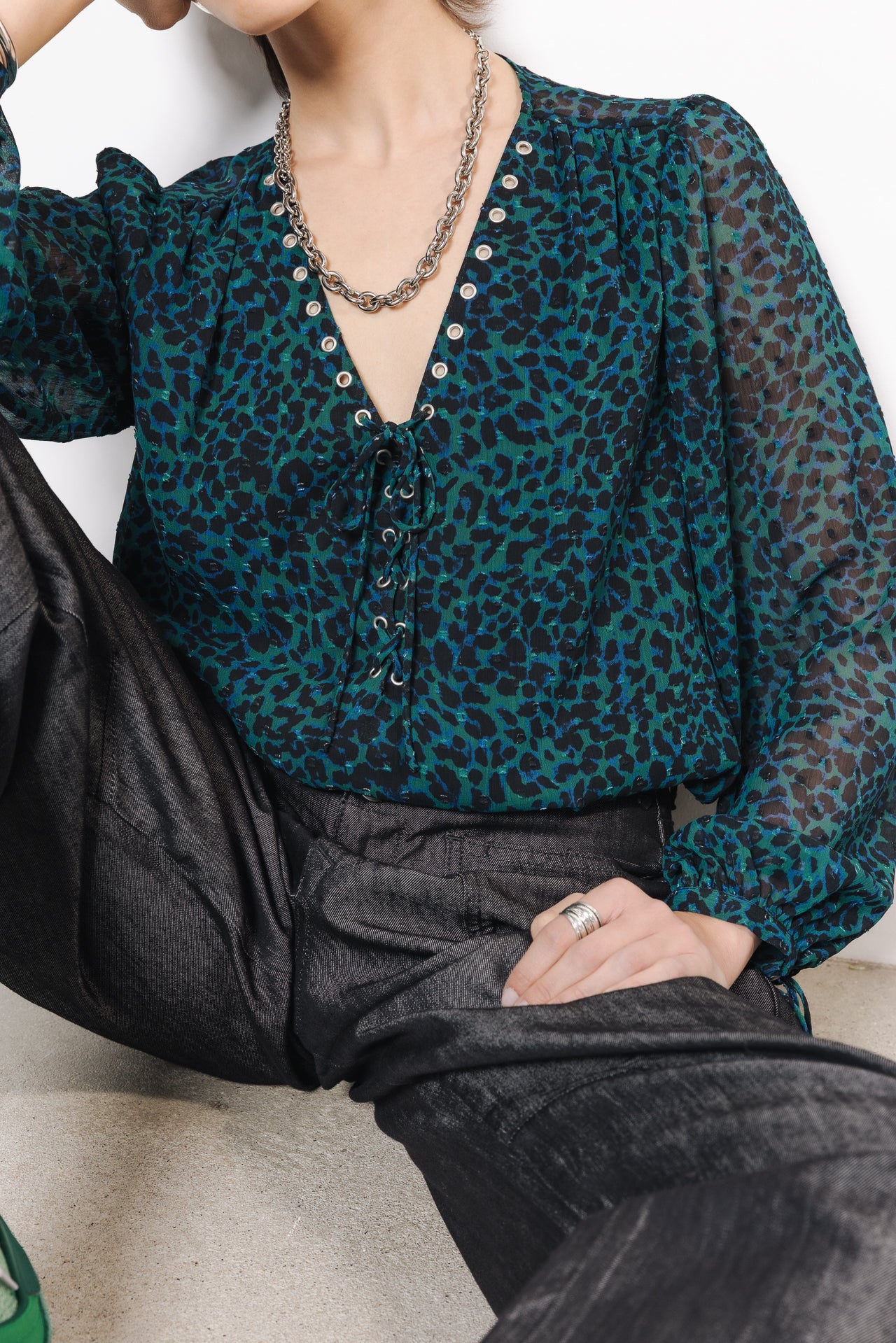 

Blouse imprimée Femme Bastia Psycheleo original | Freeman T. Porter