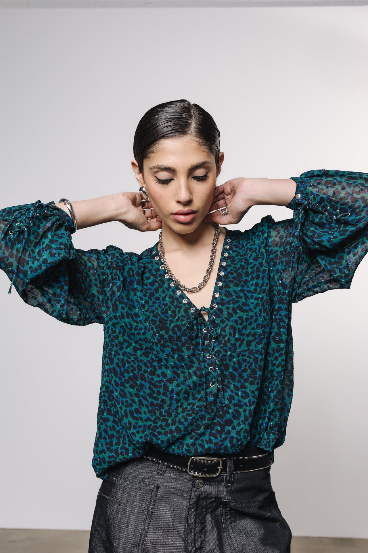   
            

Blouse imprimée Femme Bastia Psycheleo original | Freeman T. Porter
          