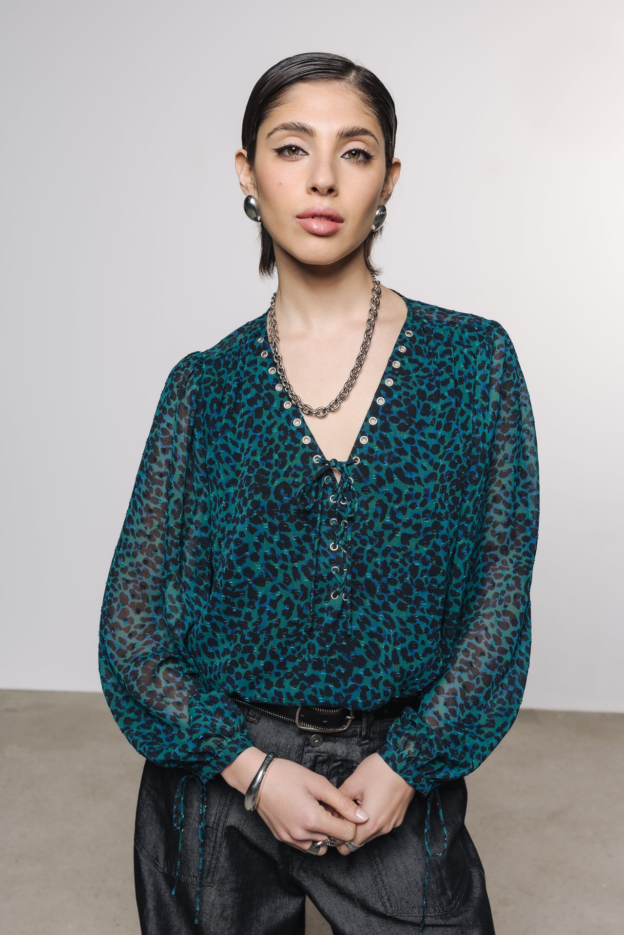 

Blouse imprimée Femme Bastia Psycheleo original | Freeman T. Porter