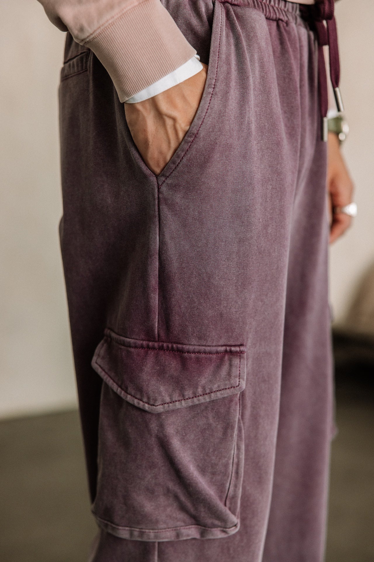 

Pantalon slim Mann Miles Alpha purple | Freeman T. Porter
