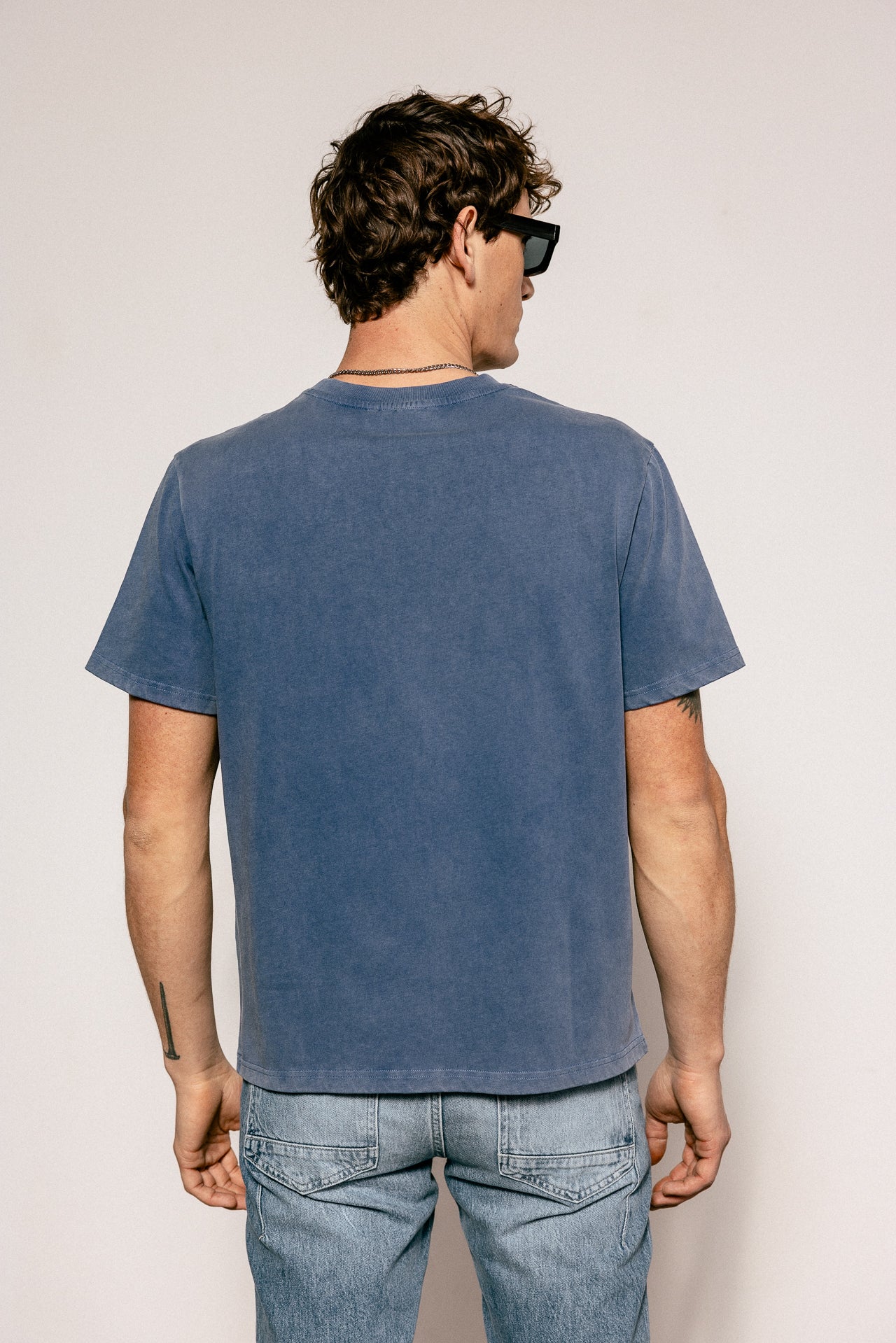 

Straight fit T-shirt Men Chuck Game Play steel blue | Freeman T. Porter