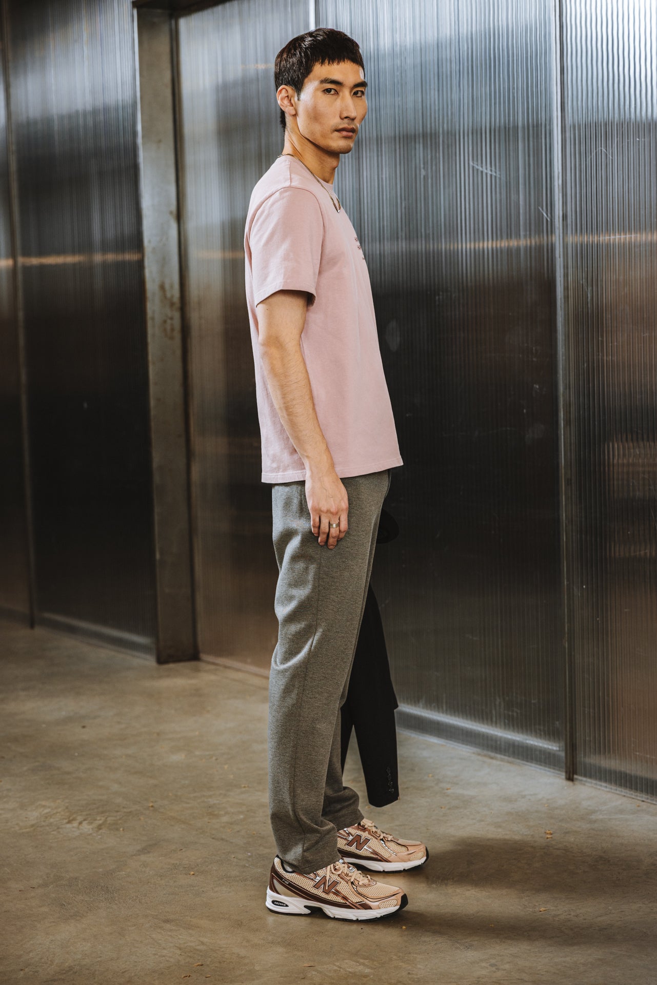 

Straight fit T-shirt Men Chuck Happy Wife light rose | Freeman T. Porter