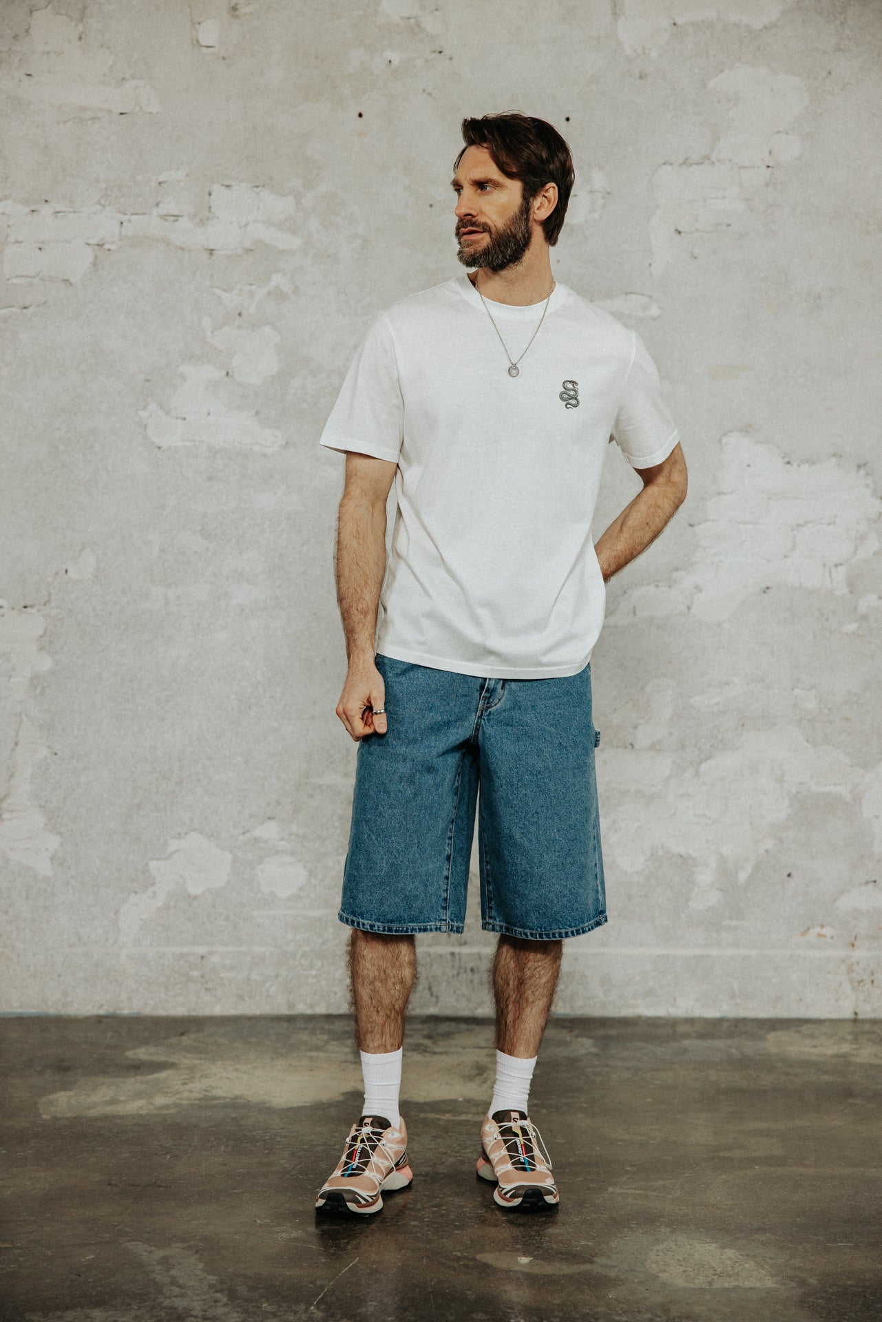 

T-shirt droit Homme Chuck Kyoto egret | Freeman T. Porter