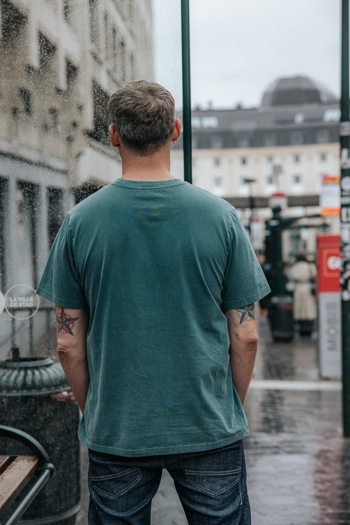 

Gerade geschnittenes T-Shirt Herren Chuck Vinteji mediterranea | Freeman T. Porter
