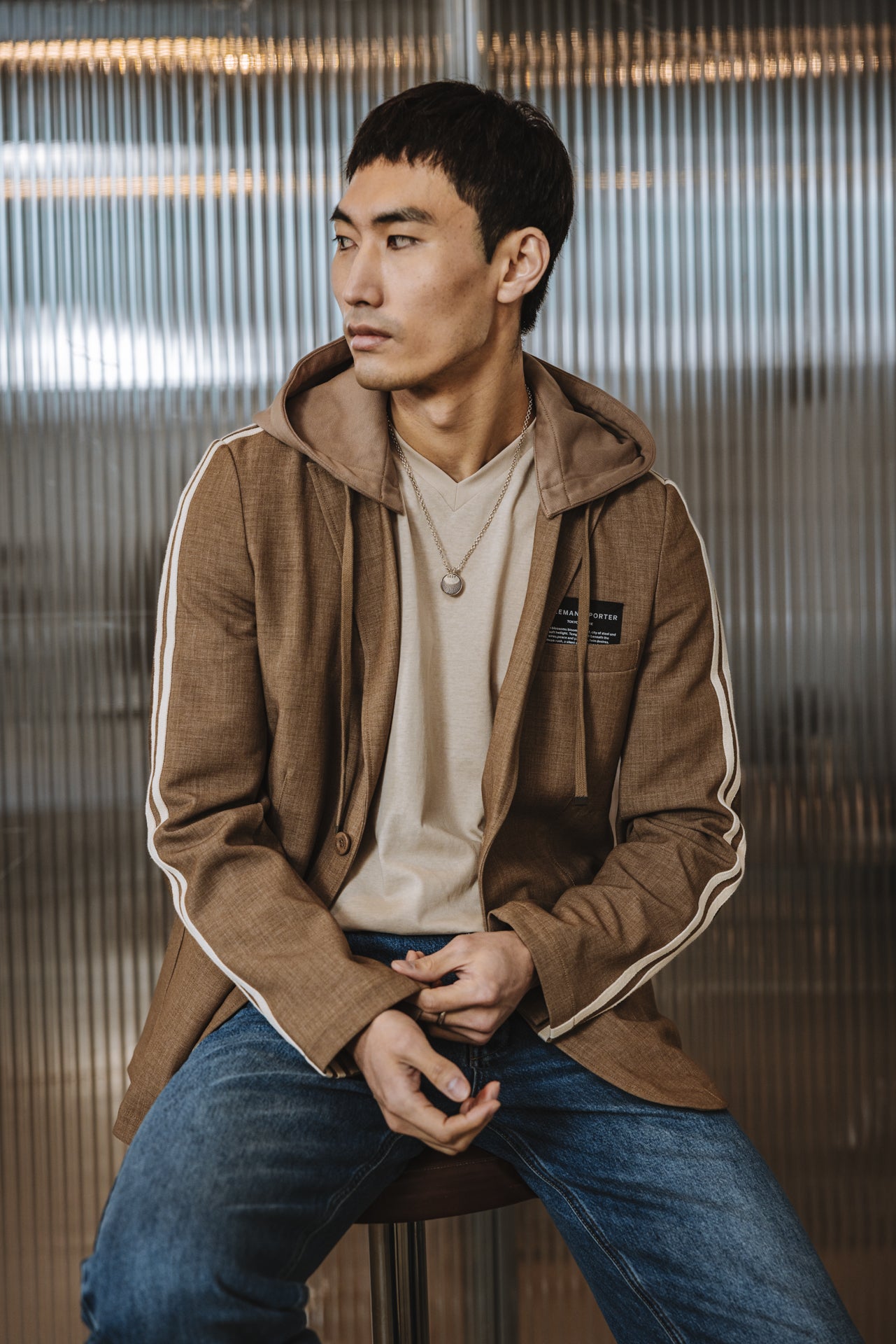 

T-shirt droit Homme Chuck Vecol peyote | Freeman T. Porter