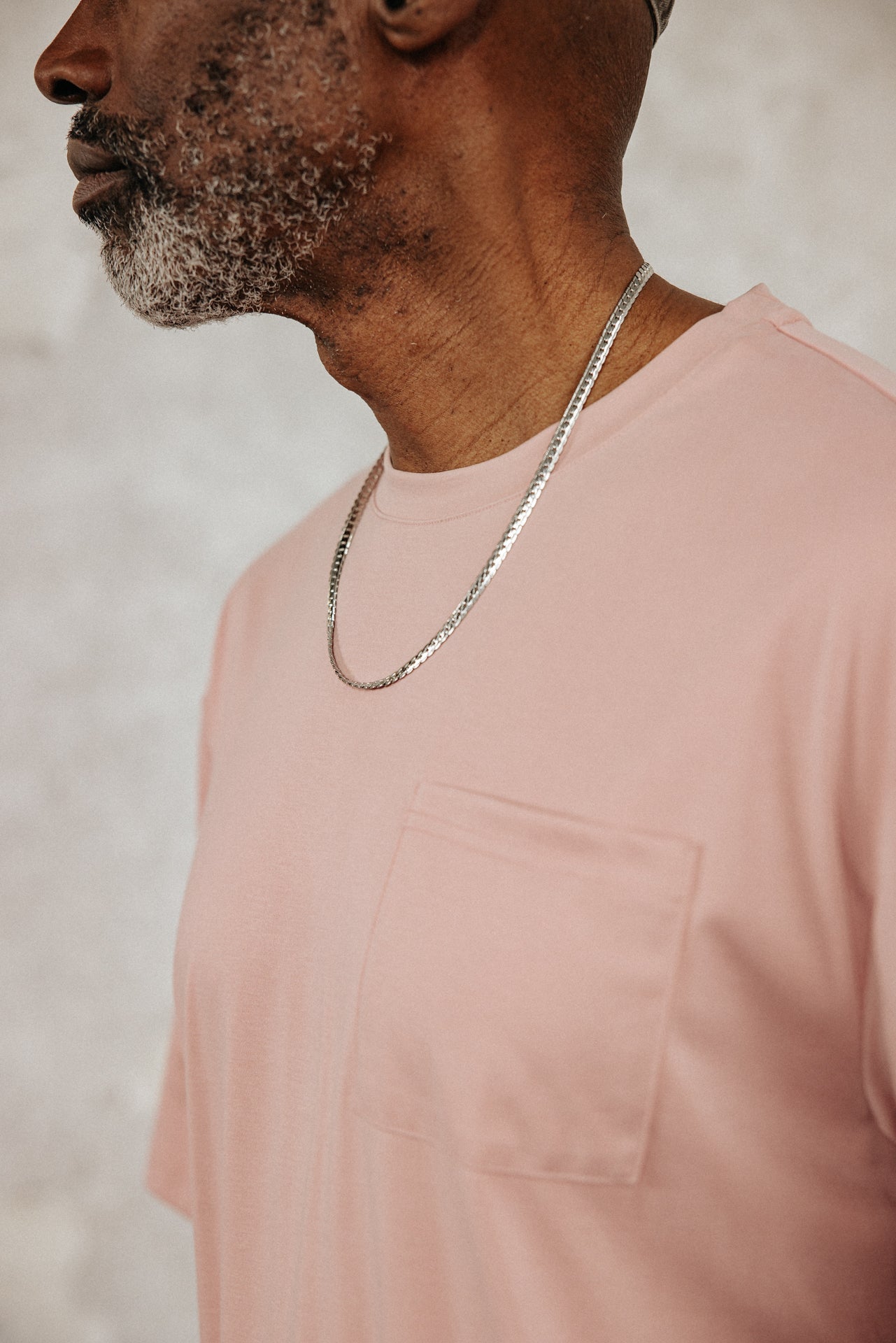 

Straight fit T-shirt Men Chuck Pocket pink | Freeman T. Porter