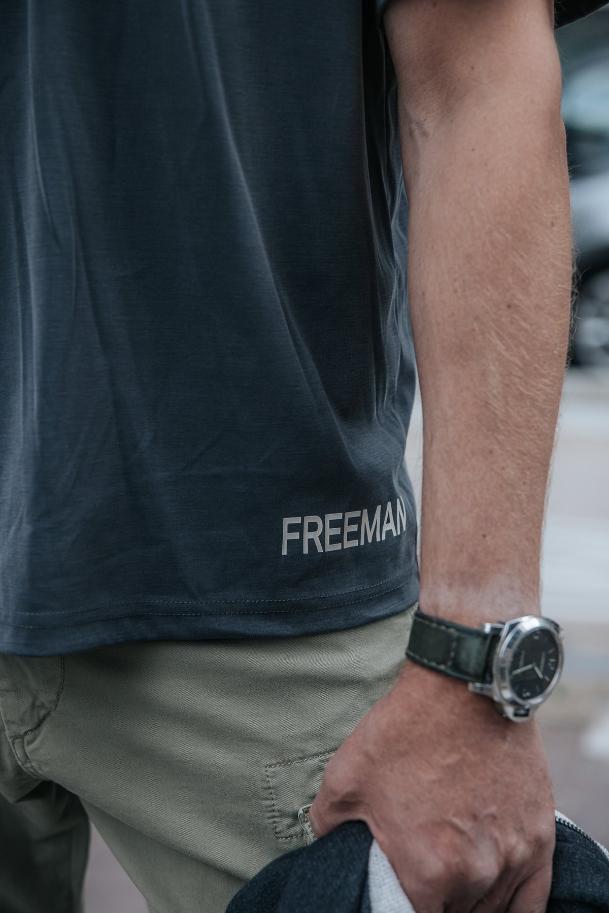 

T-shirt droit Homme Chuck Pocket indigo | Freeman T. Porter