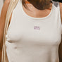 

Débardeur en maille Femme Datta Rib white | Freeman T. Porter