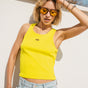

Débardeur crop  Femme Datta Rib yellow | Freeman T. Porter
