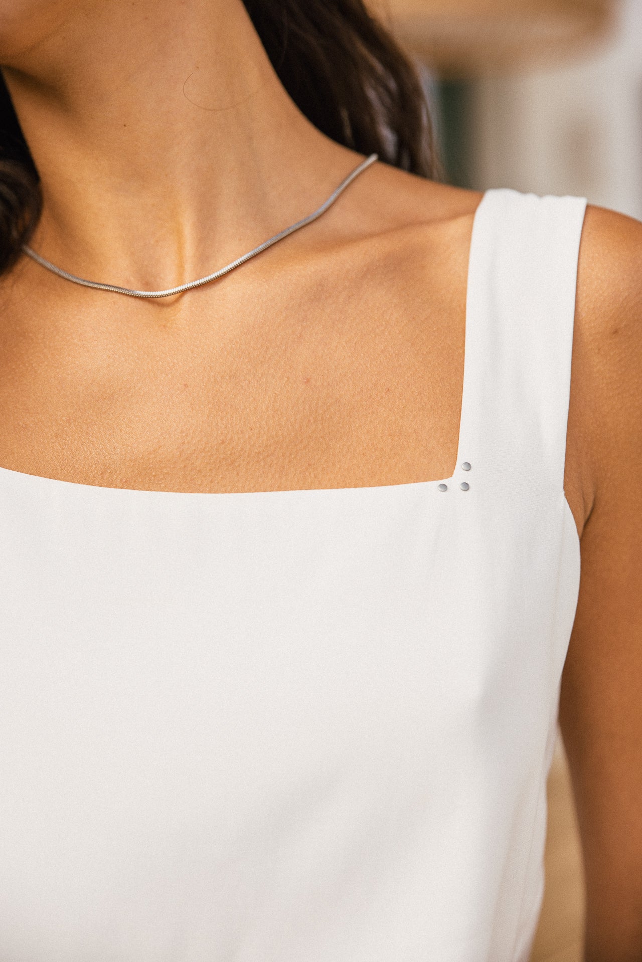 

Top débardeur droit crop  Femme Tizio Latino white | Freeman T. Porter