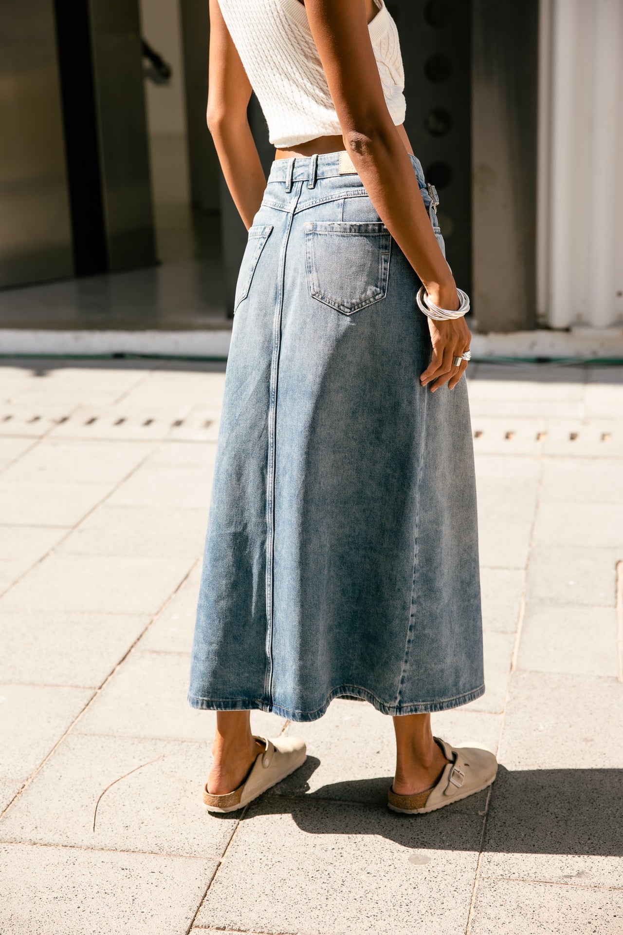 
              

Long wrap skirt Women Iraya Denim bayloo | Freeman T. Porter
            