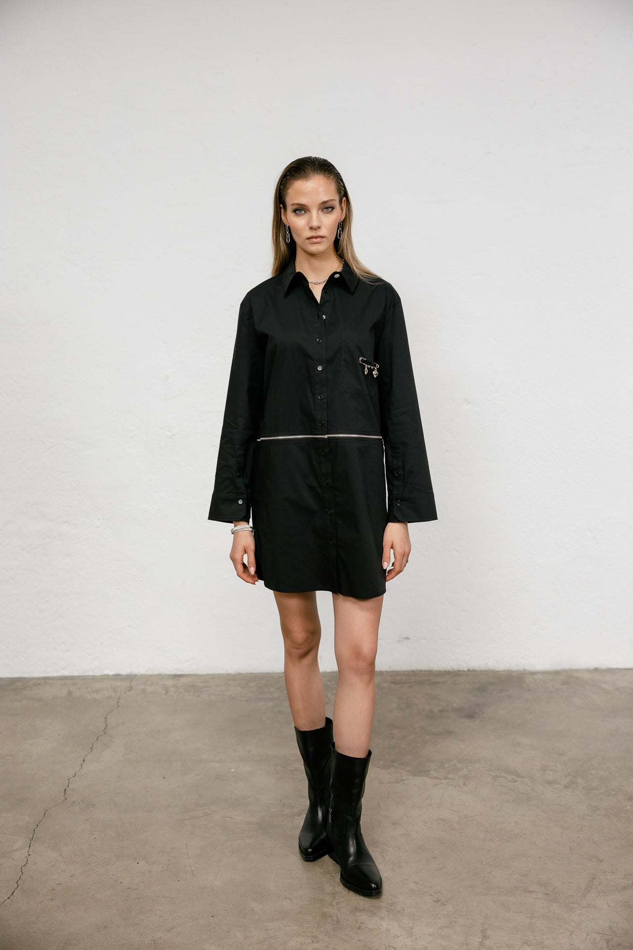 

Robe 2 en 1  Femme Razza Plain black | Freeman T. Porter