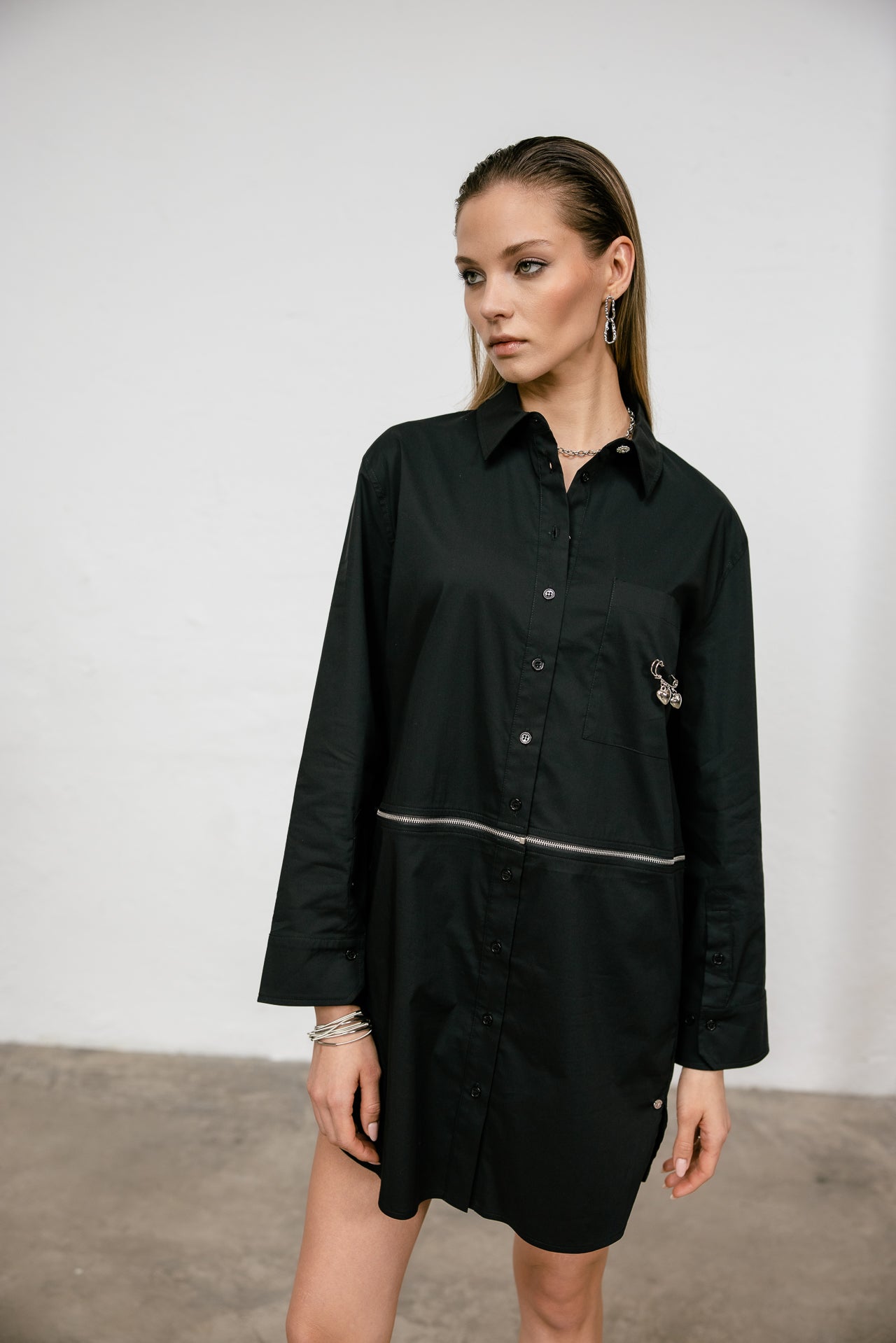 

Robe 2 en 1  Femme Razza Plain black | Freeman T. Porter
