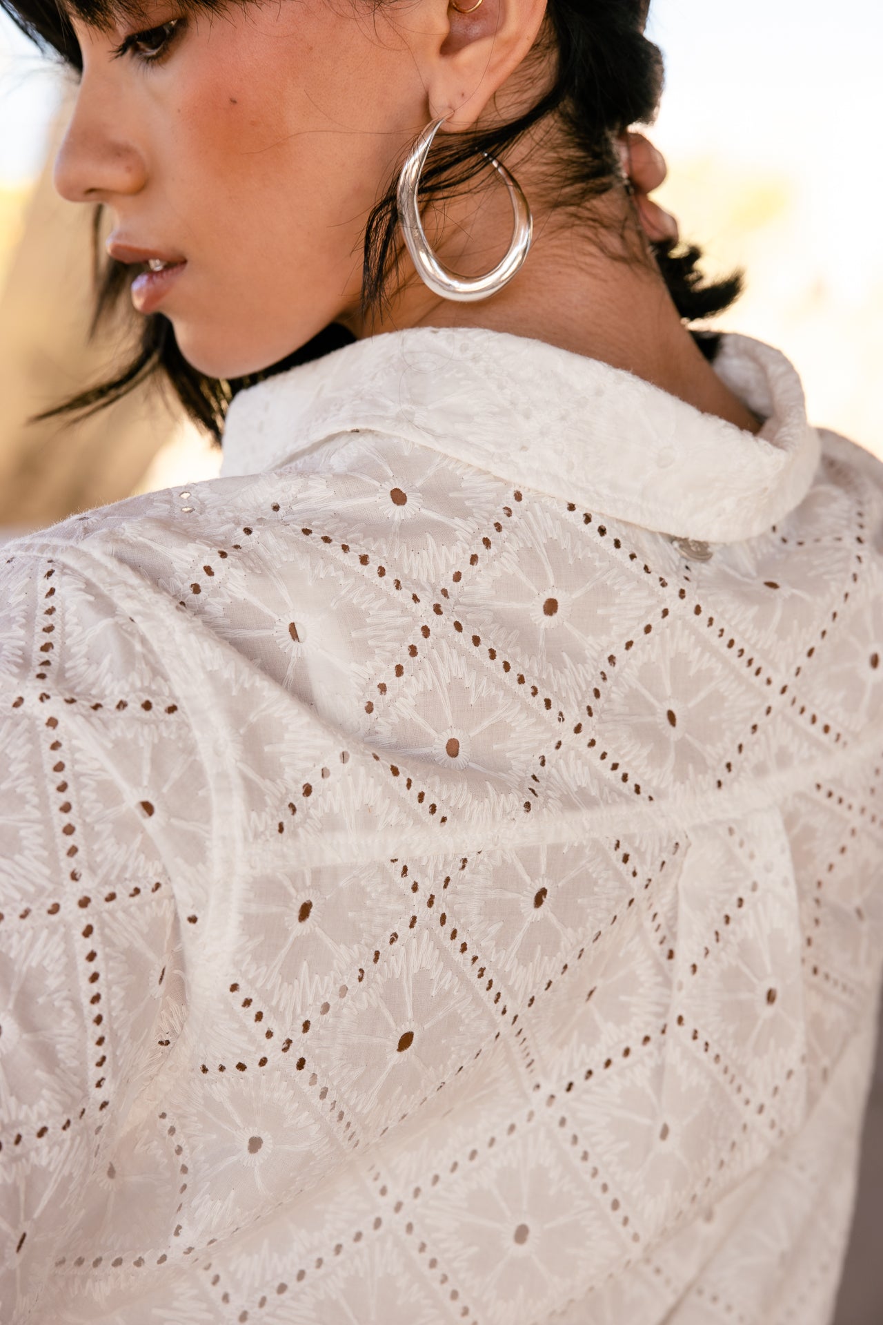 

Short shirt dress Women Restia Beach Lace white | Freeman T. Porter