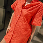 

Robe chemise courte à broderies  Femme Restia Beach Lace cayenne | Freeman T. Porter