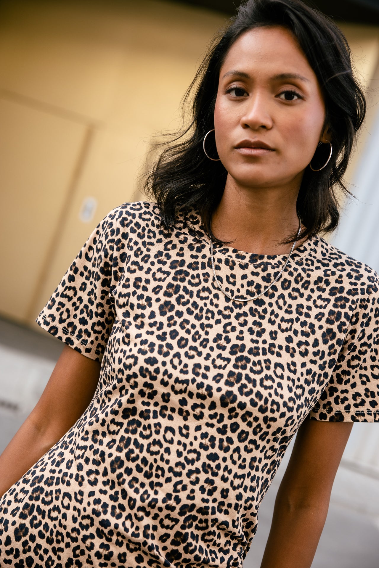 

Robe t-shirt midi Femme Riri Leo Shine original | Freeman T. Porter