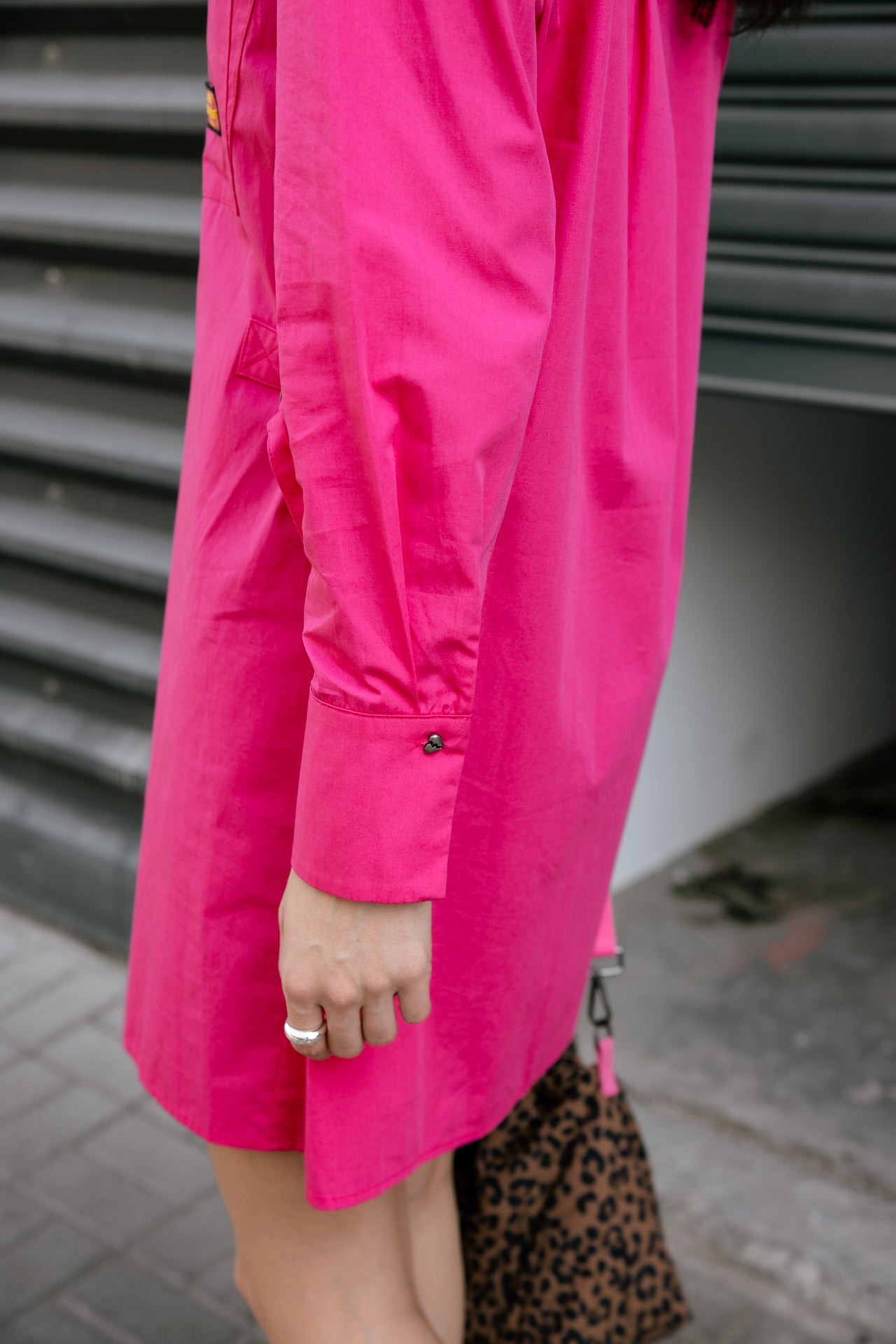 

Short shirt dress Women Ragaz Plain magenta | Freeman T. Porter