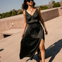 

Vestido largo con tirantes fantasía Mujer Raessy Plain black | Freeman T. Porter