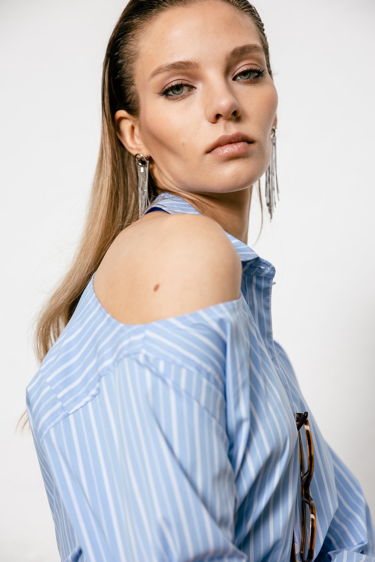 

Asymmetric shirt dress  Women Raveny Open granada sky | Freeman T. Porter