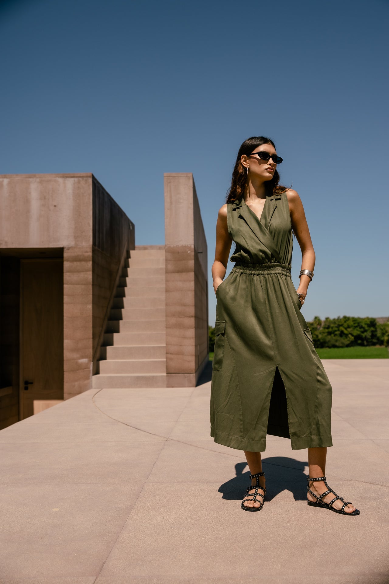   
            

Robe midi  Femme Row Plain four leaf clover | Freeman T. Porter
          