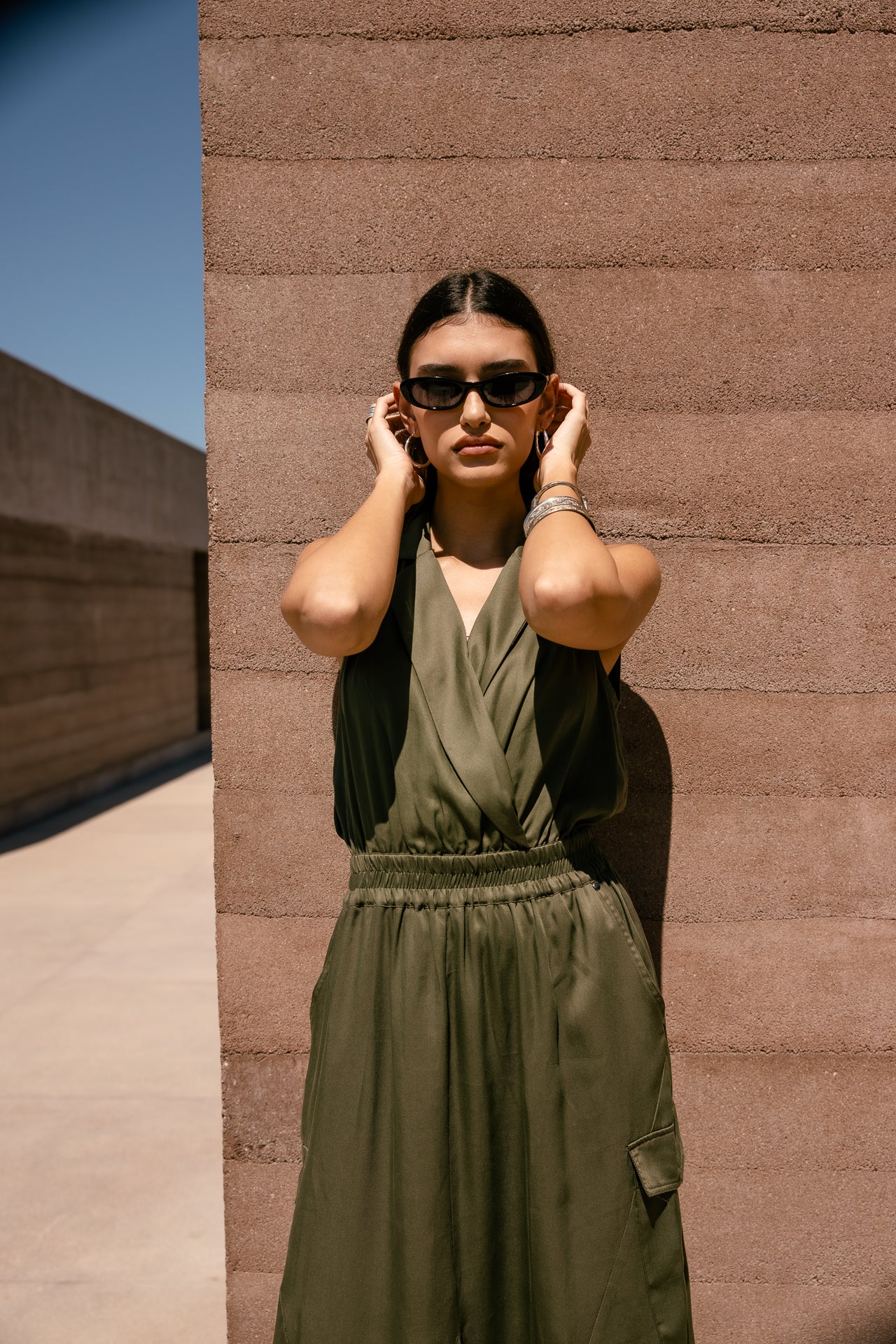 

Robe midi  Femme Row Plain four leaf clover | Freeman T. Porter