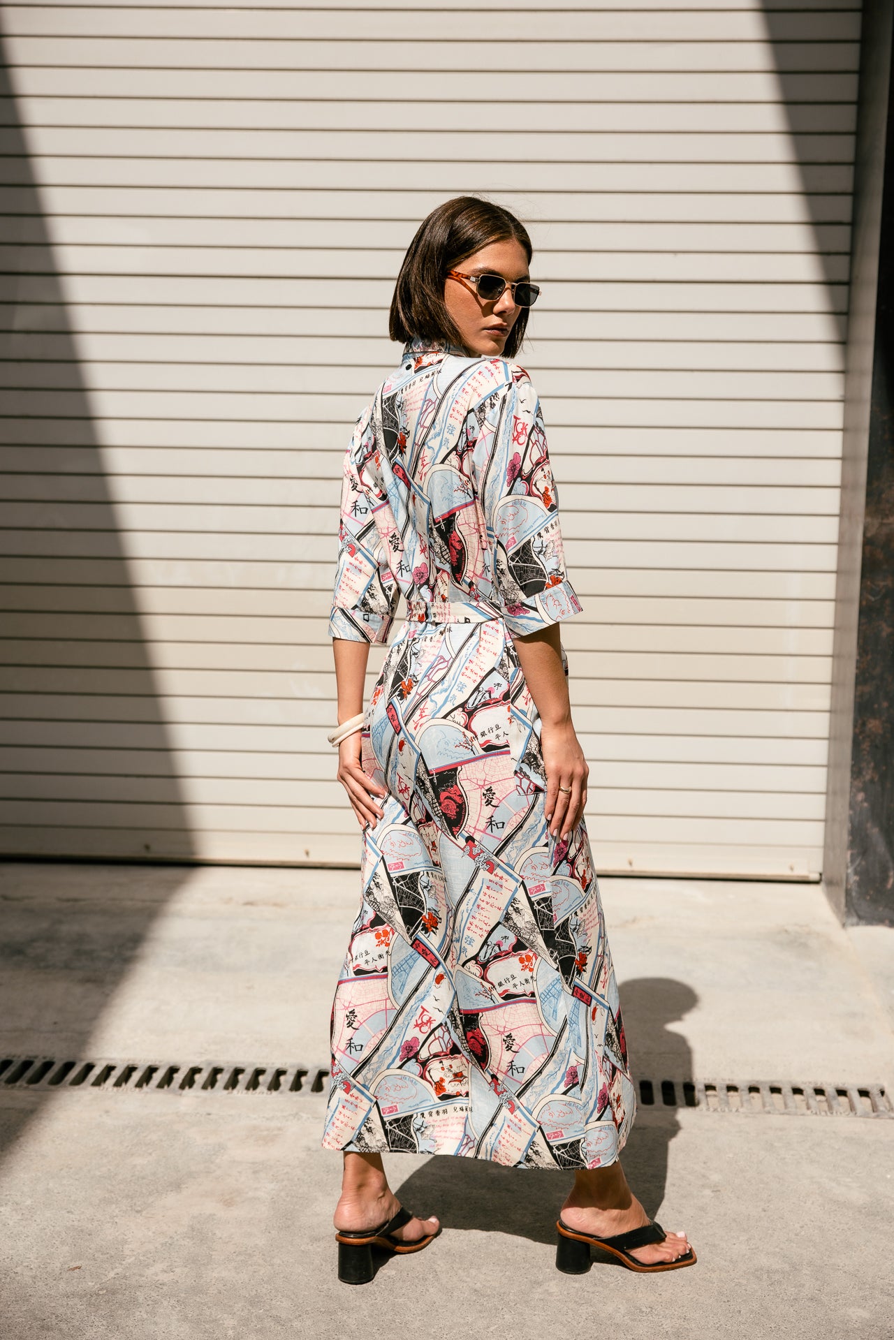 

Langes, geknöpftes Kleid Damen Remidia Tokyo Street original | Freeman T. Porter