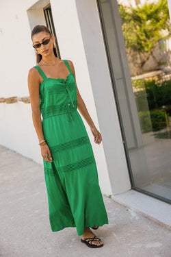 

Robe maxi détails dentelle Femme Reech Plain jelly bean | Freeman T. Porter