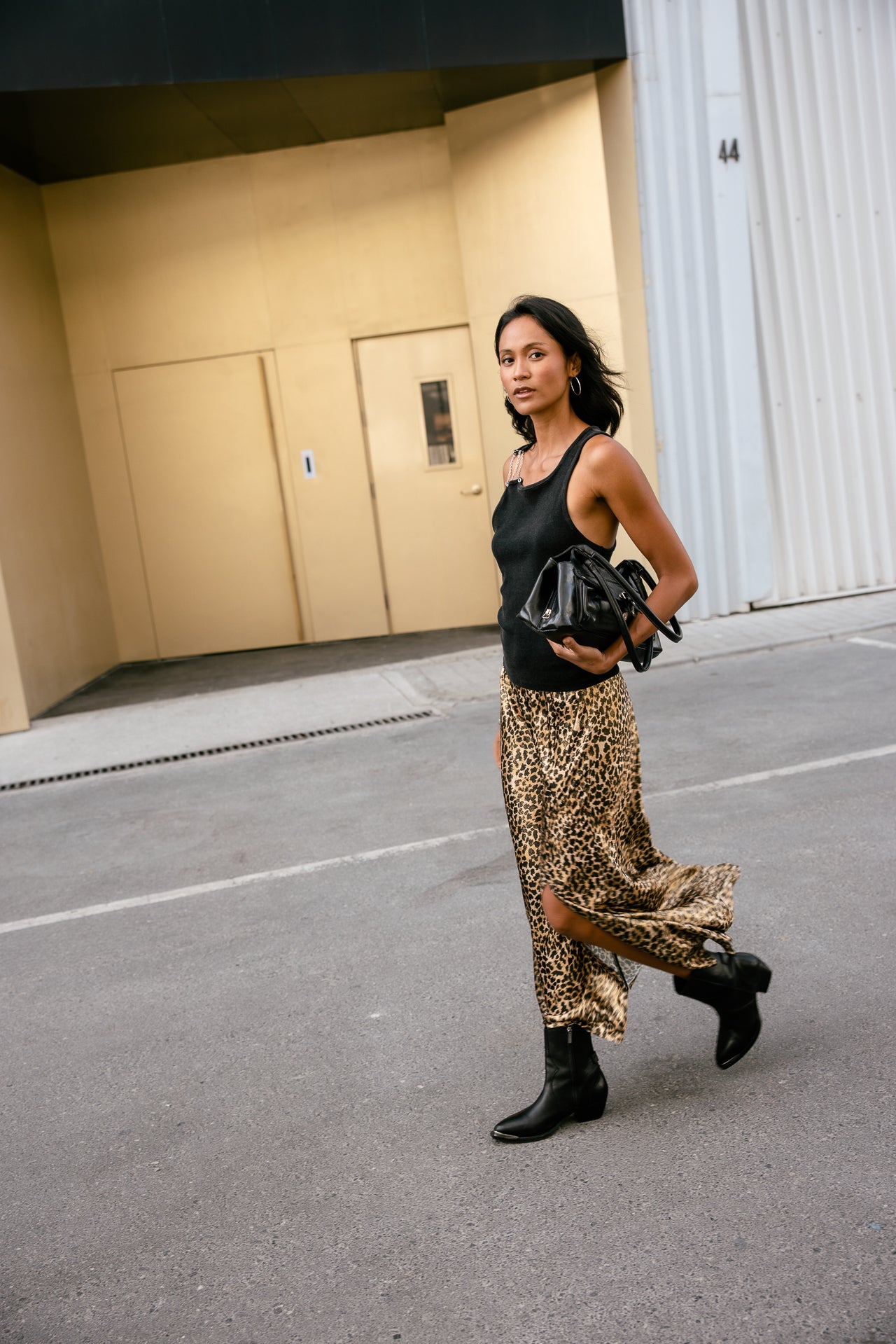 

Jupe longue fluide Femme Jelia Houba fauve | Freeman T. Porter