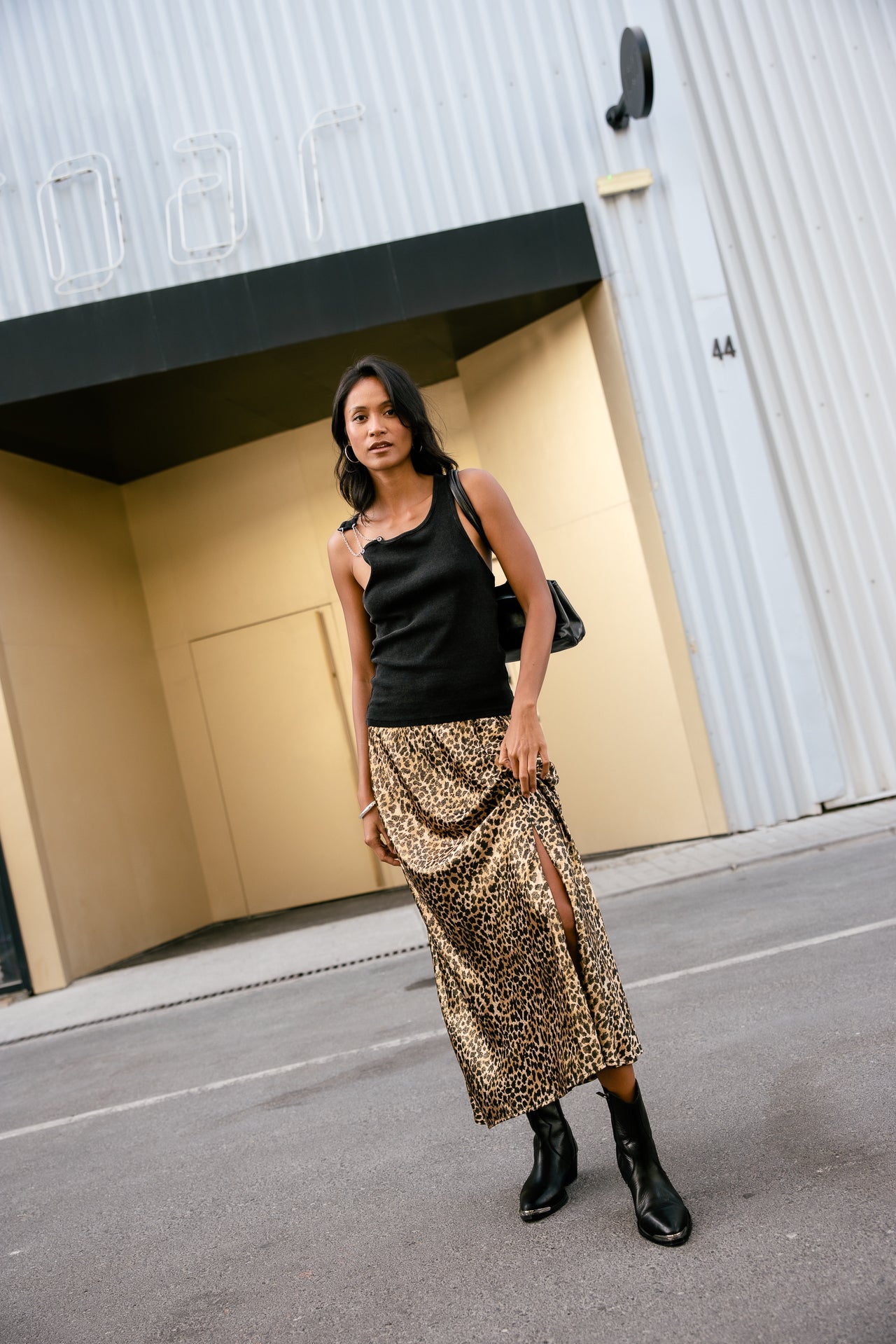 

Jupe longue fluide Femme Jelia Houba fauve | Freeman T. Porter