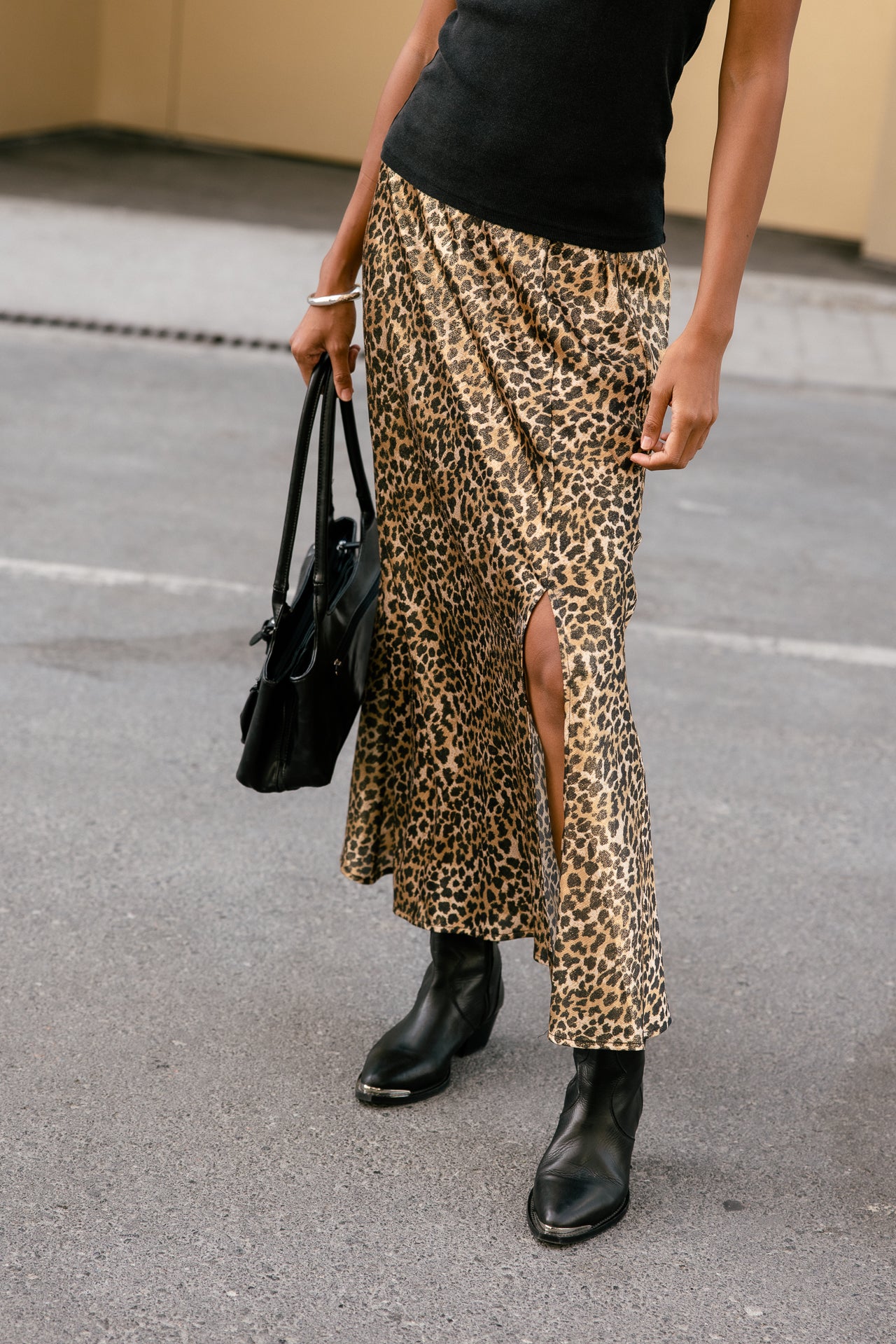 

Jupe longue fluide Femme Jelia Houba fauve | Freeman T. Porter