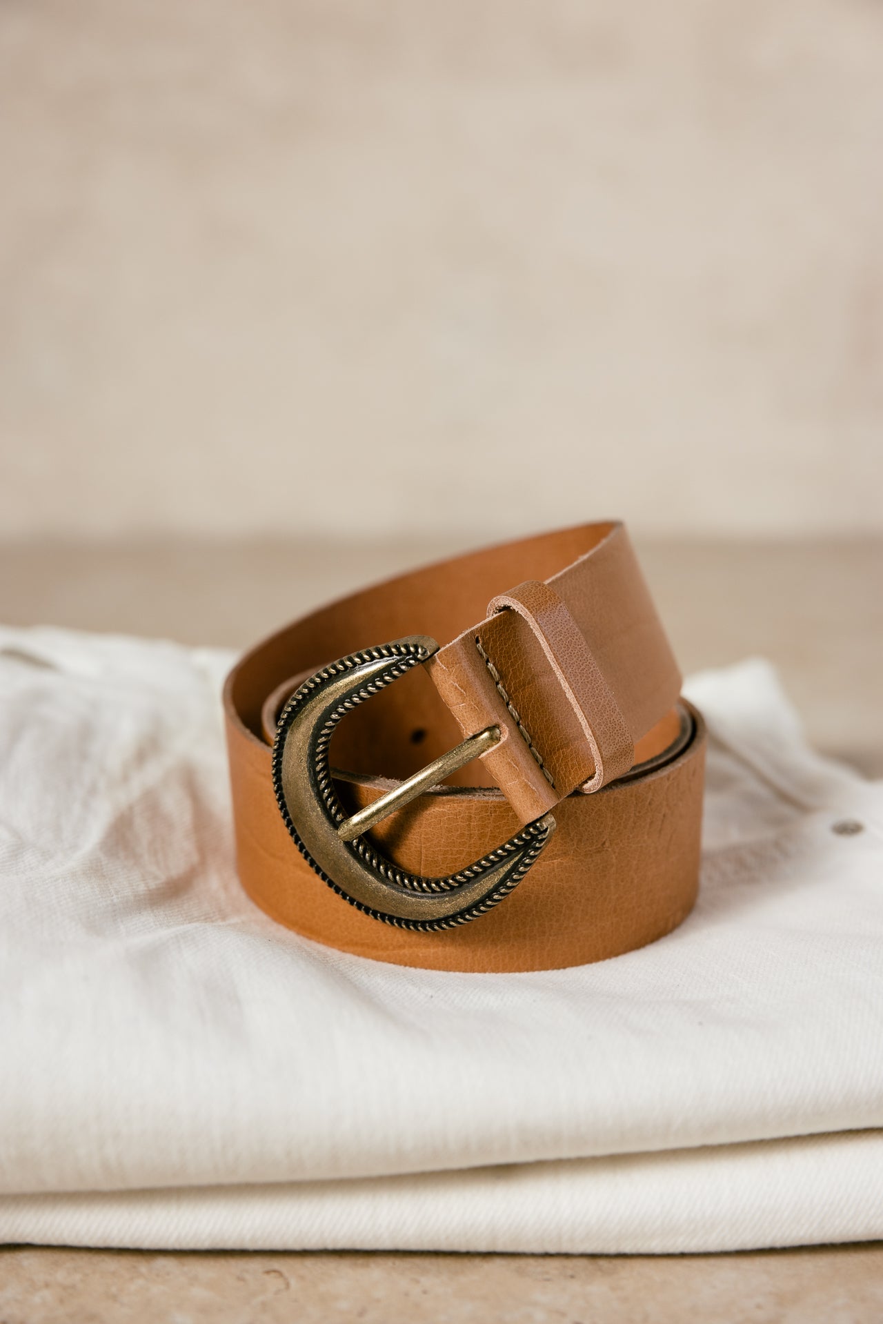 

Ceinture en cuir Femme Kalipse light brown | Freeman T. Porter