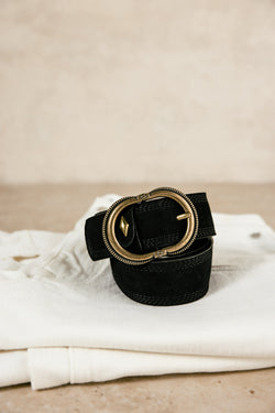 

Wildledergürtel Damen Kalita black | Freeman T. Porter
