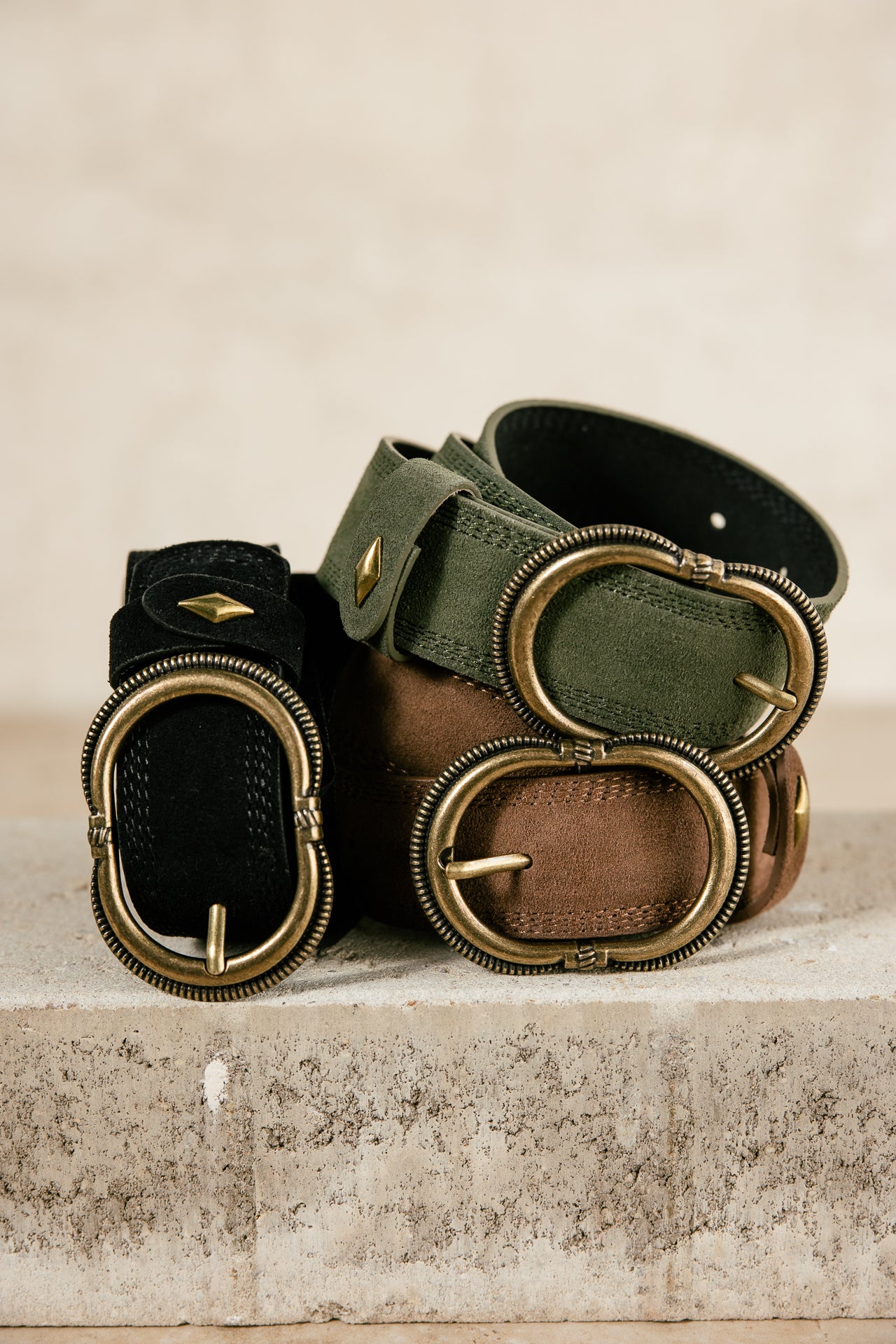 

Cinturón de ante Mujer Kalita black | Freeman T. Porter