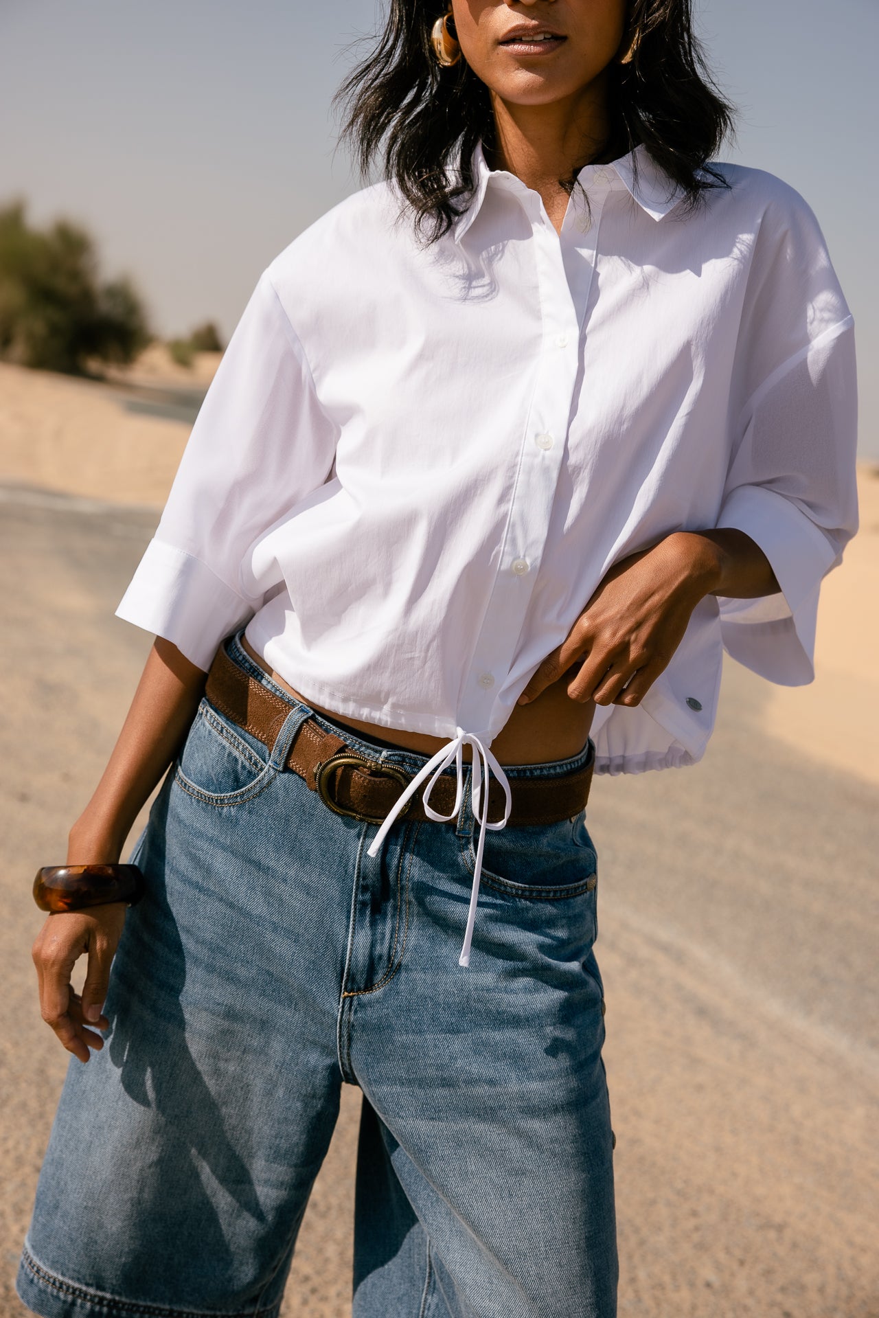 

Ceinture en suède Femme Kalita cappuccino | Freeman T. Porter