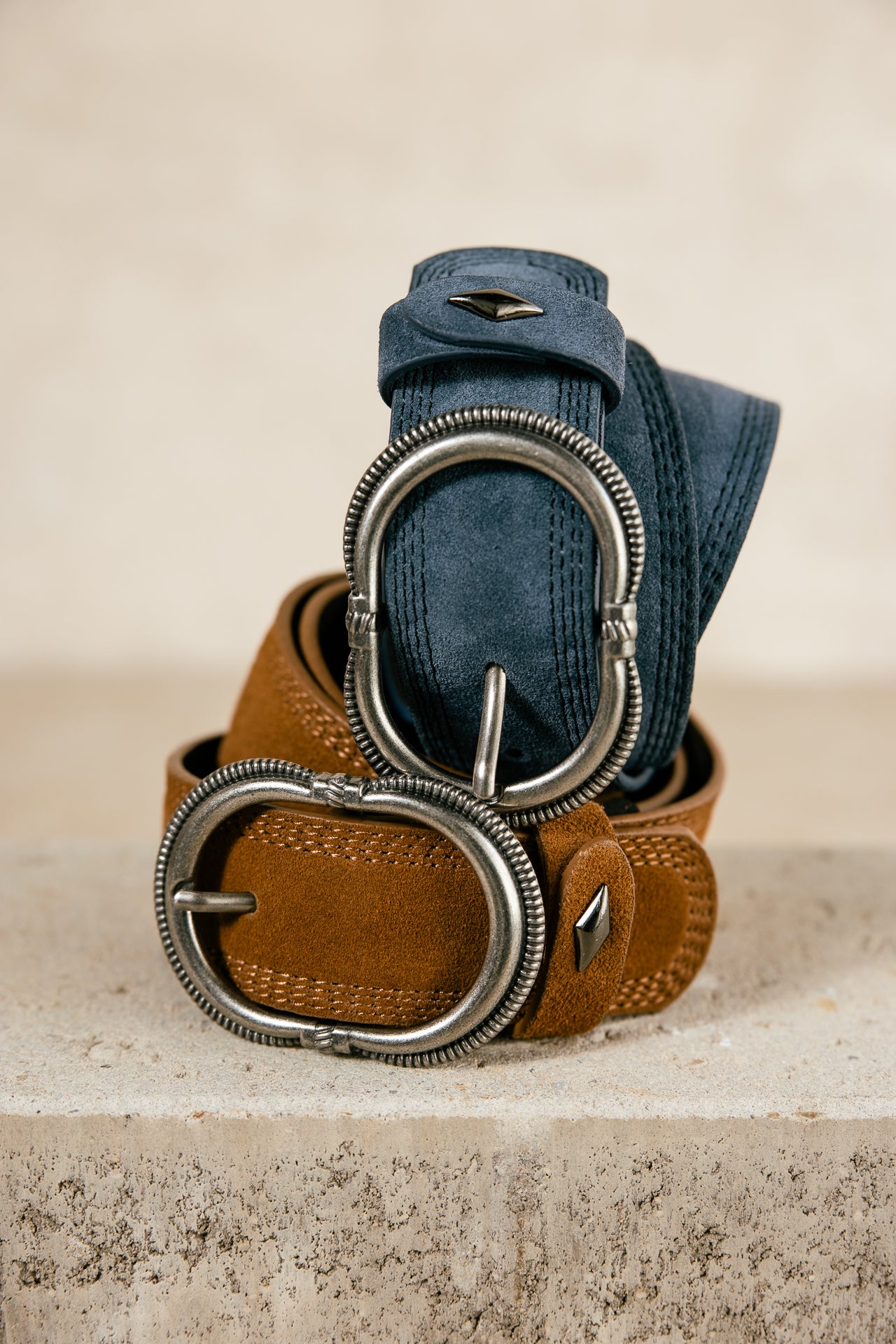 

Ceinture en suède Femme Kalita cappuccino | Freeman T. Porter