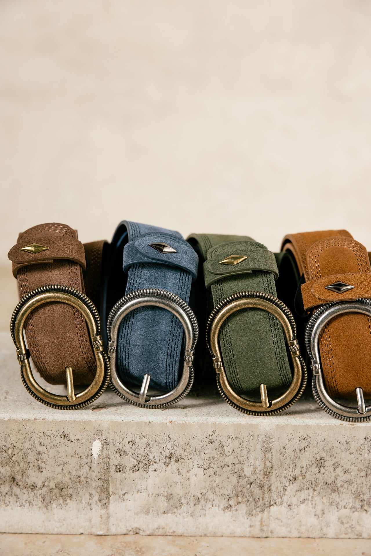 

Ceinture en suède Femme Kalita cappuccino | Freeman T. Porter