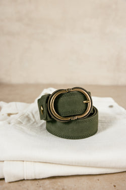 

Wildledergürtel Damen Kalita dusky green | Freeman T. Porter