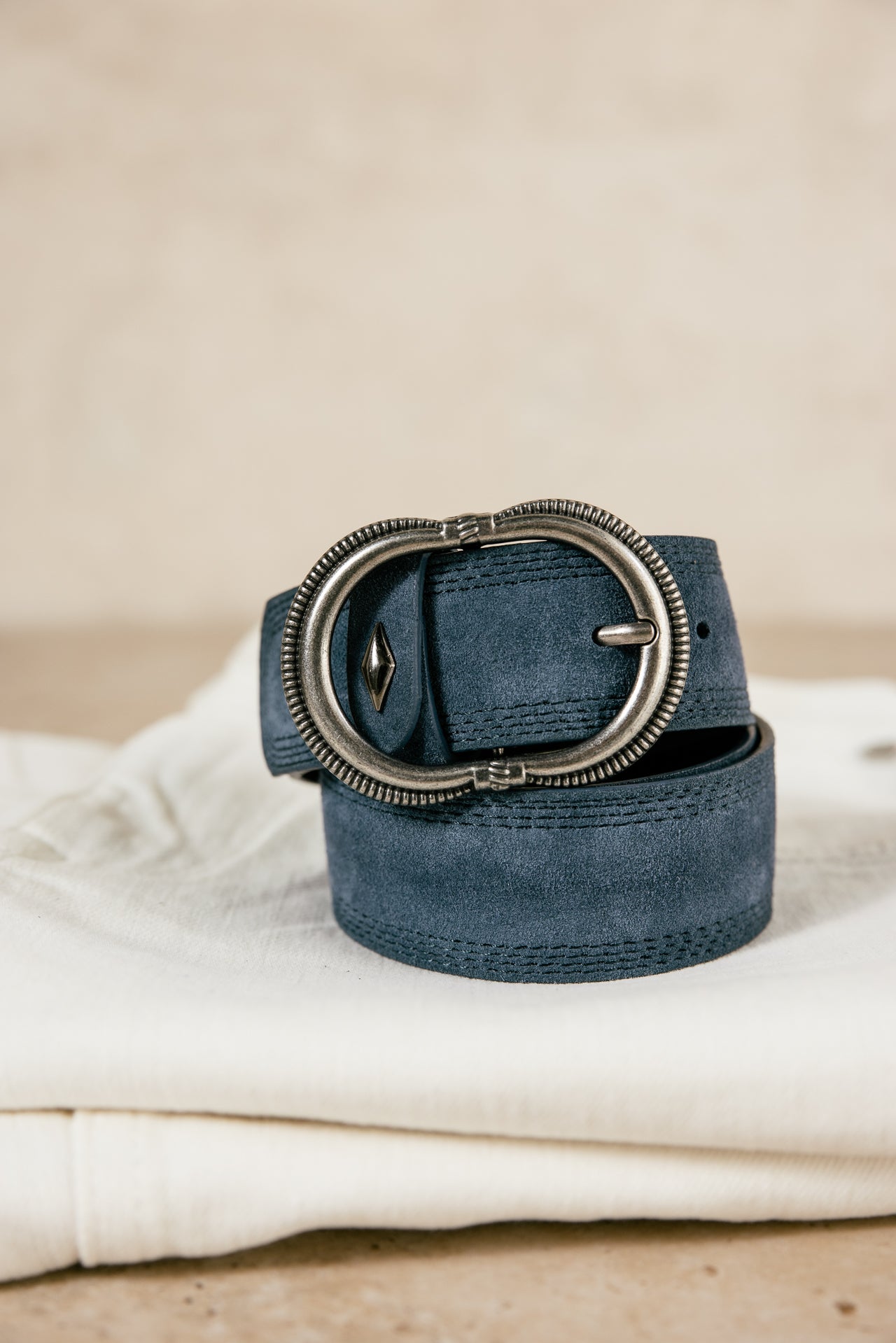 

Ceinture en suède Femme Kalita denim | Freeman T. Porter