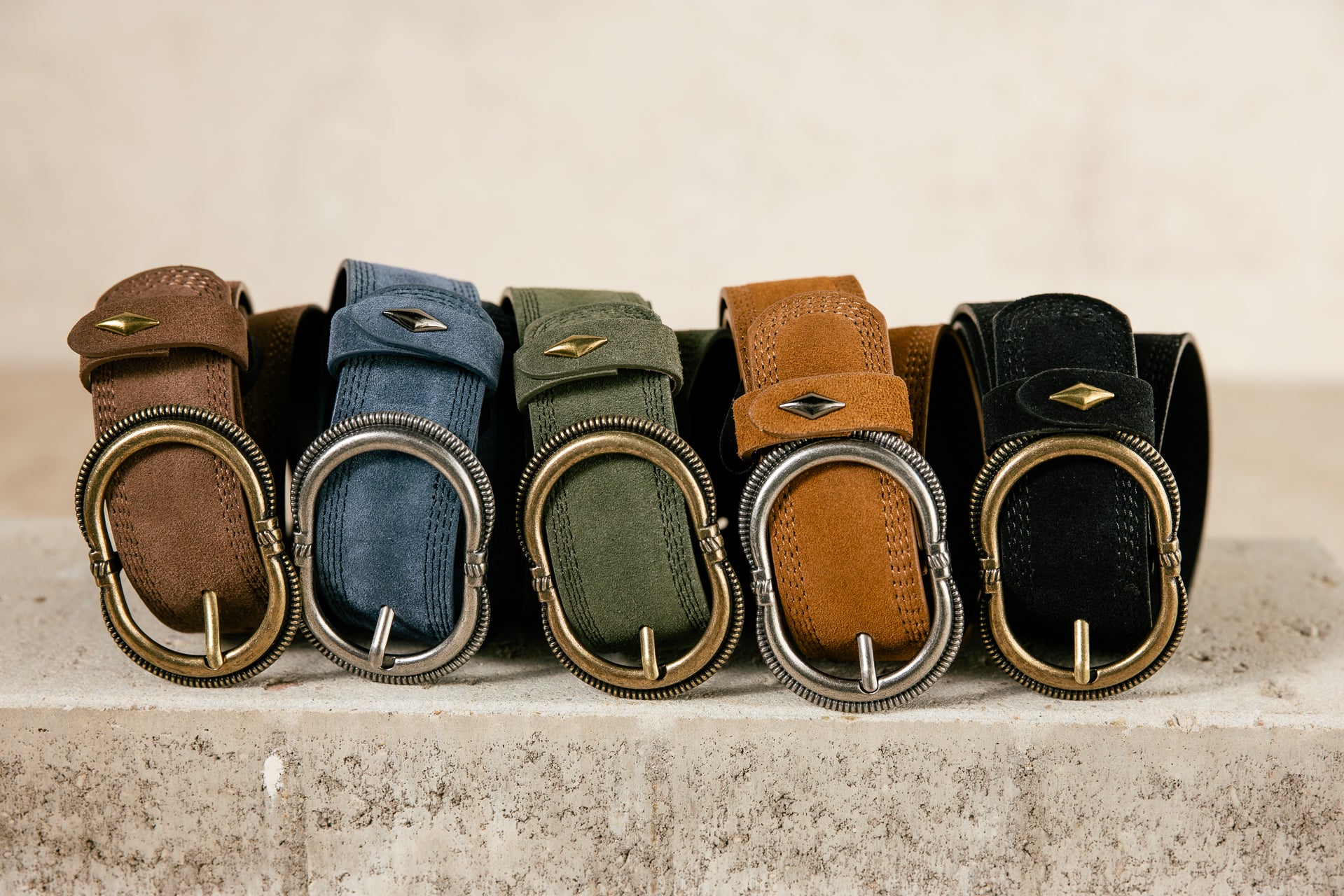 

Ceinture en suède Femme Kalita denim | Freeman T. Porter