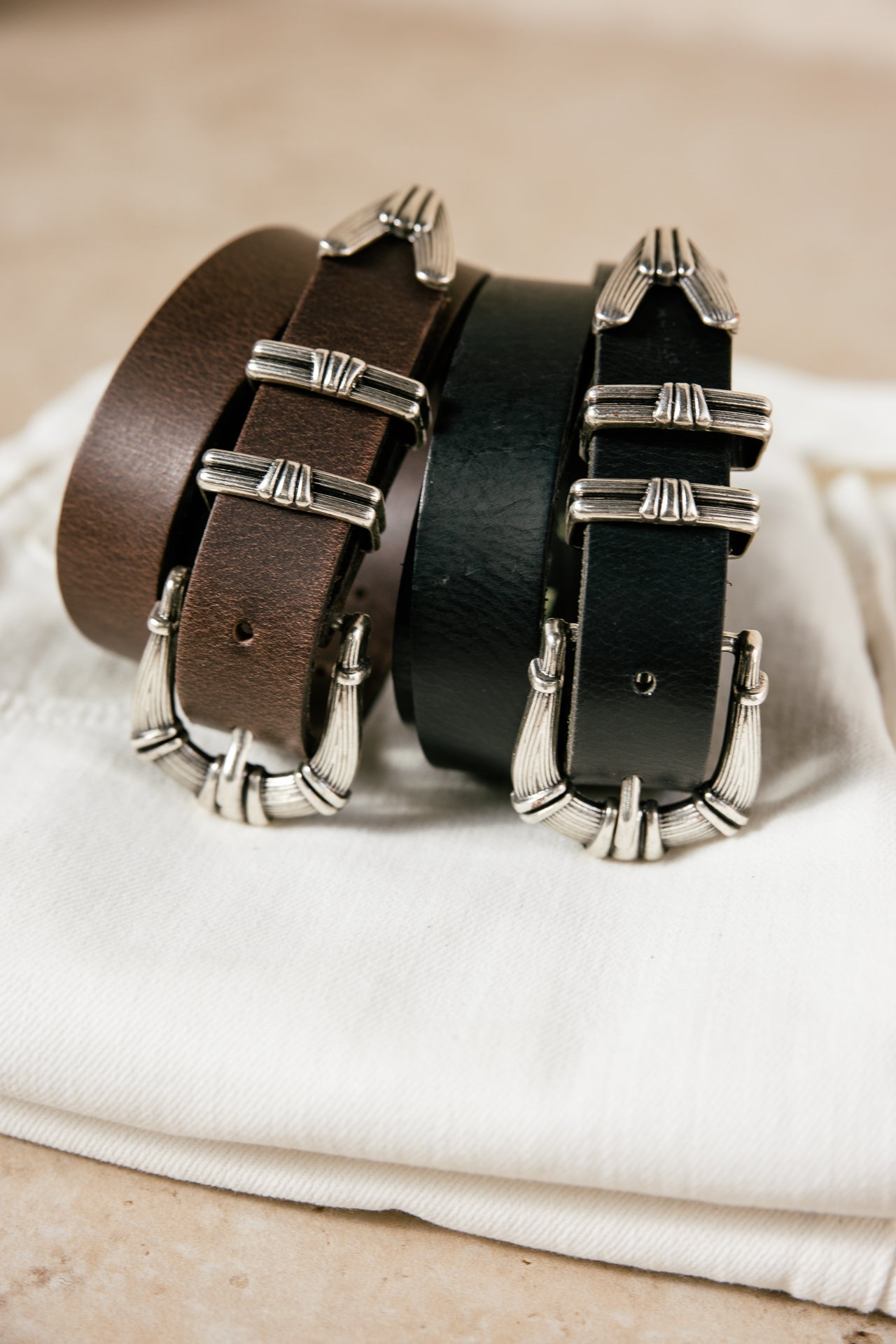 

Ceinture en cuir Femme Kruger black | Freeman T. Porter