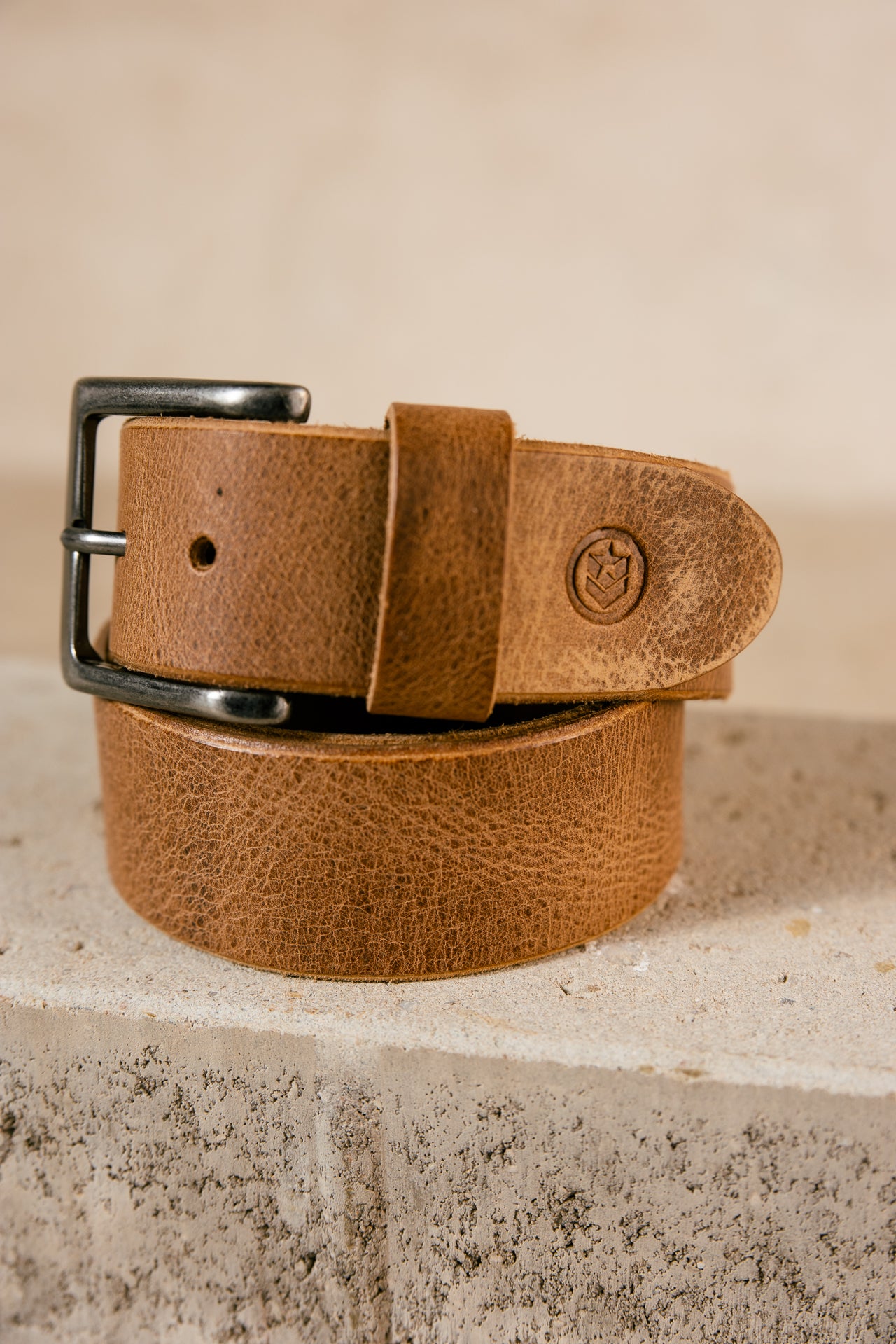 

Ceinture en cuir Homme Aurelius natural | Freeman T. Porter