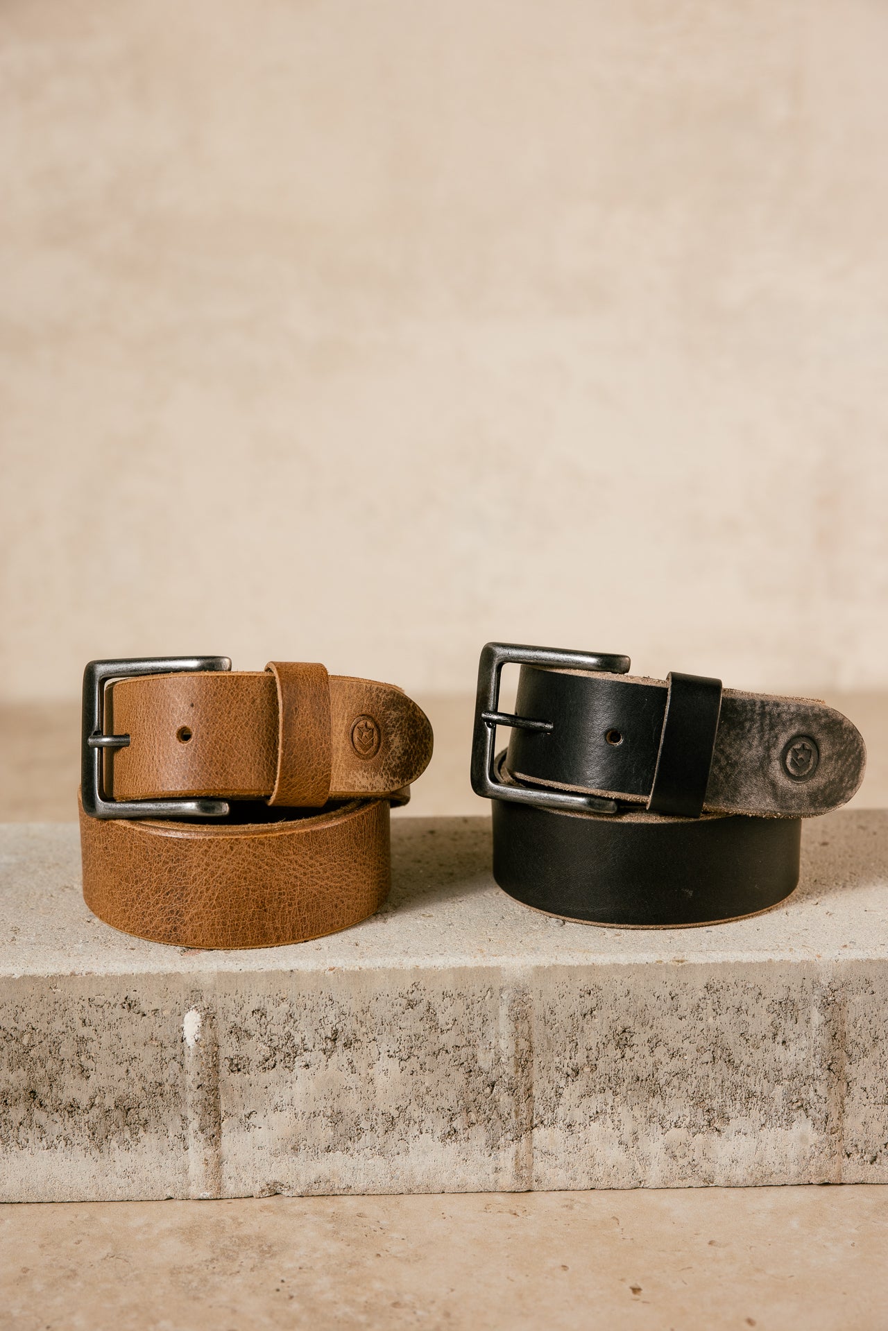 

Ceinture en cuir Homme Aurelius natural | Freeman T. Porter