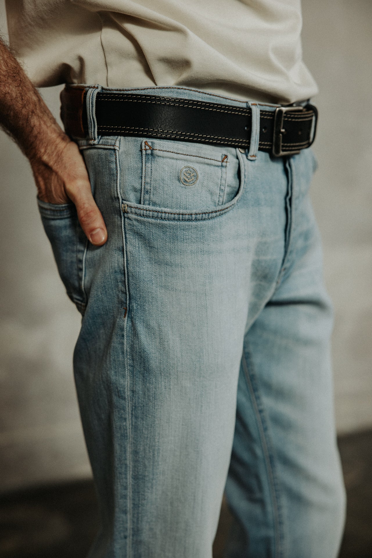 

Ceinture en cuir Homme Claudius black | Freeman T. Porter