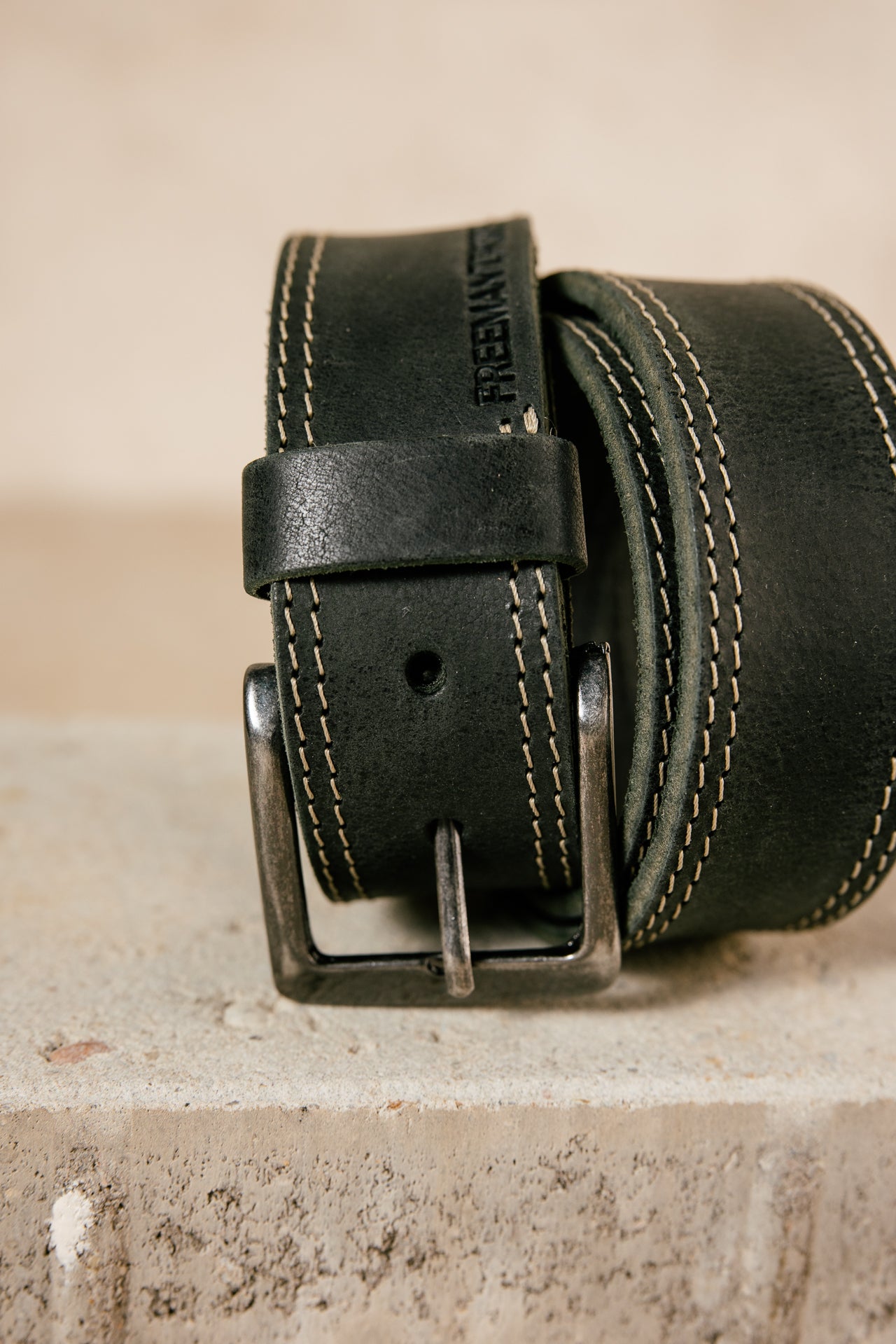 

Ceinture en cuir Homme Claudius black | Freeman T. Porter