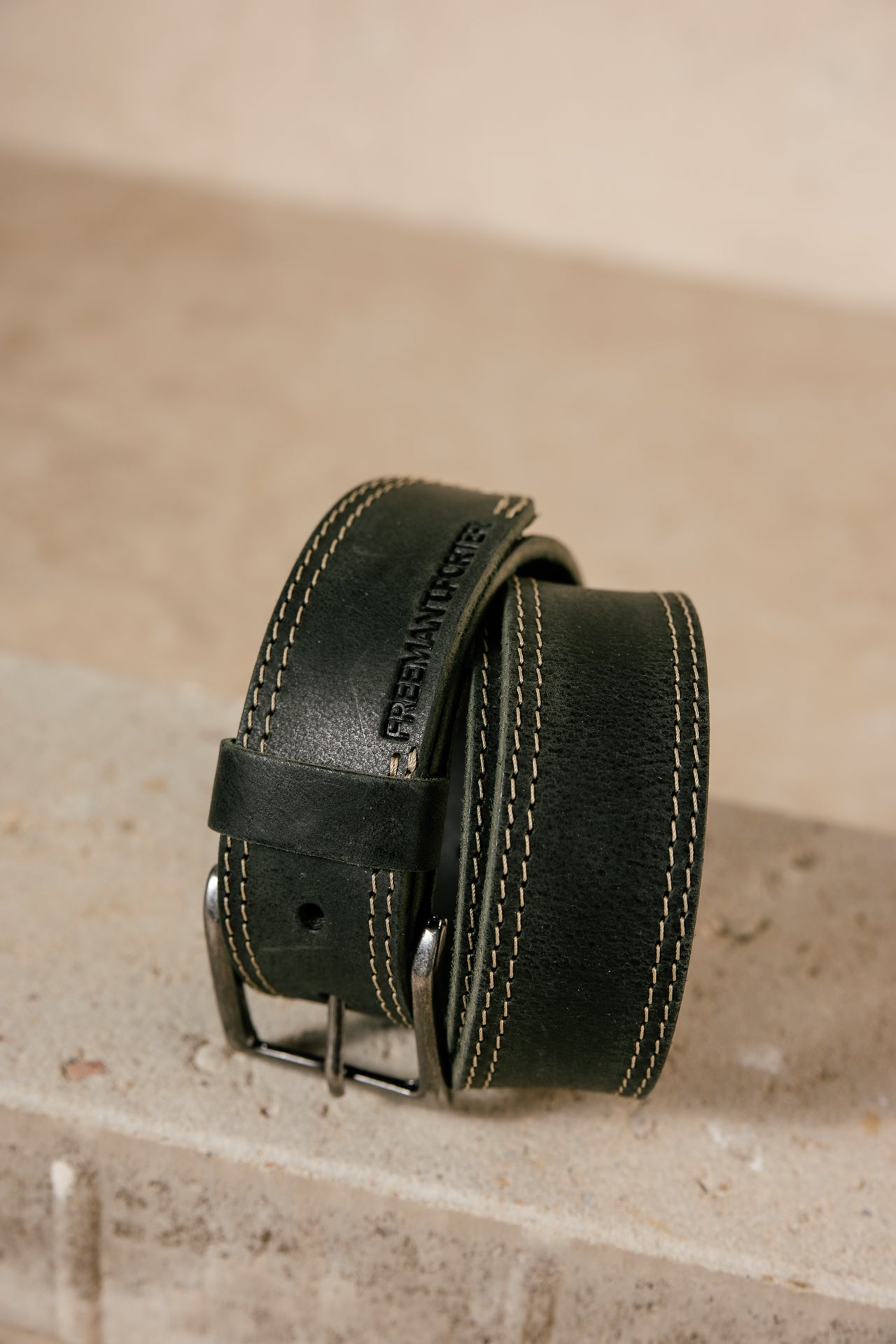 

Ceinture en cuir Homme Claudius black | Freeman T. Porter