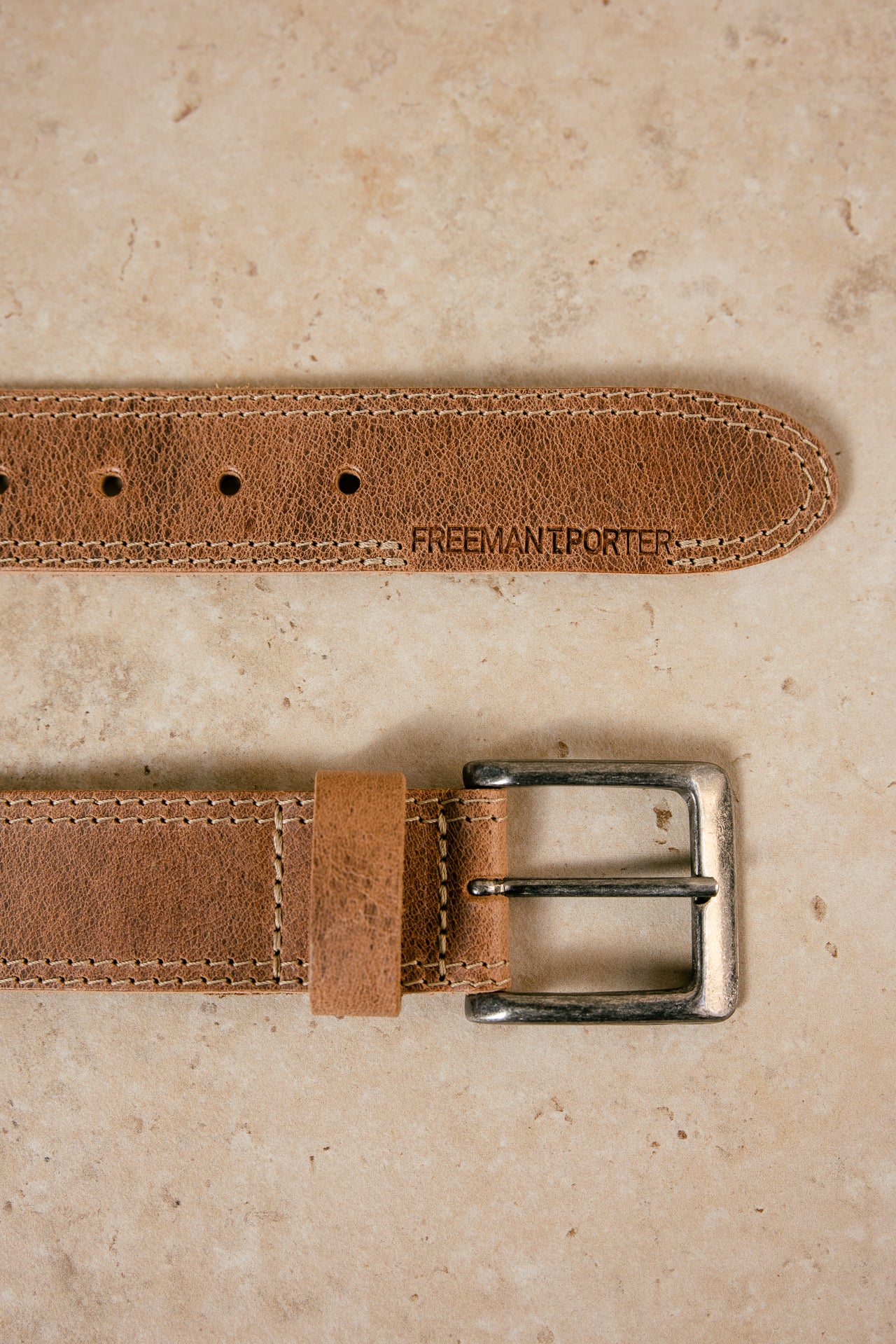 

Ceinture en cuir Homme Claudius tobacco | Freeman T. Porter