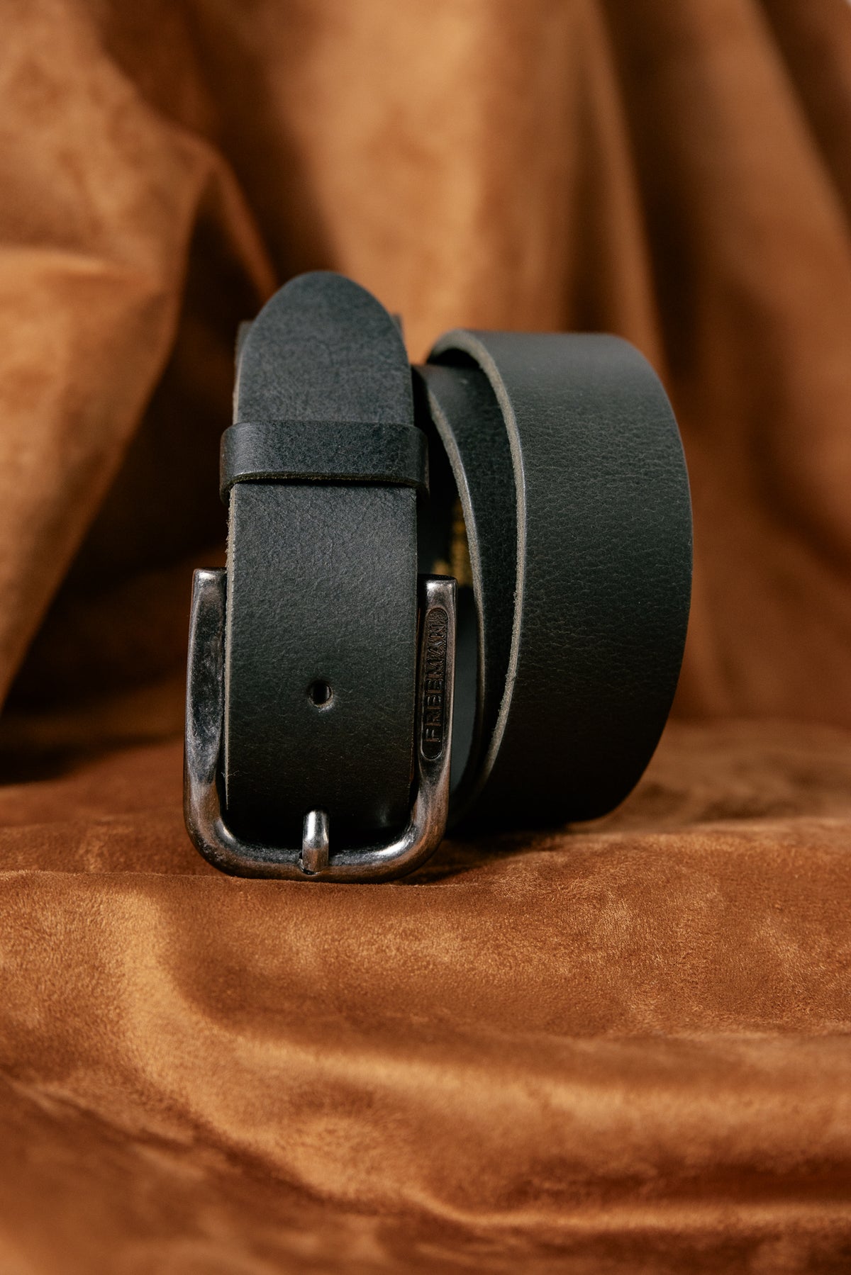 

Ledergürtel Herren Tiberius black | Freeman T. Porter