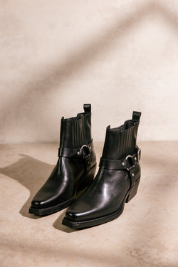 

Bottines Femme Kaolina Suede black | Freeman T. Porter